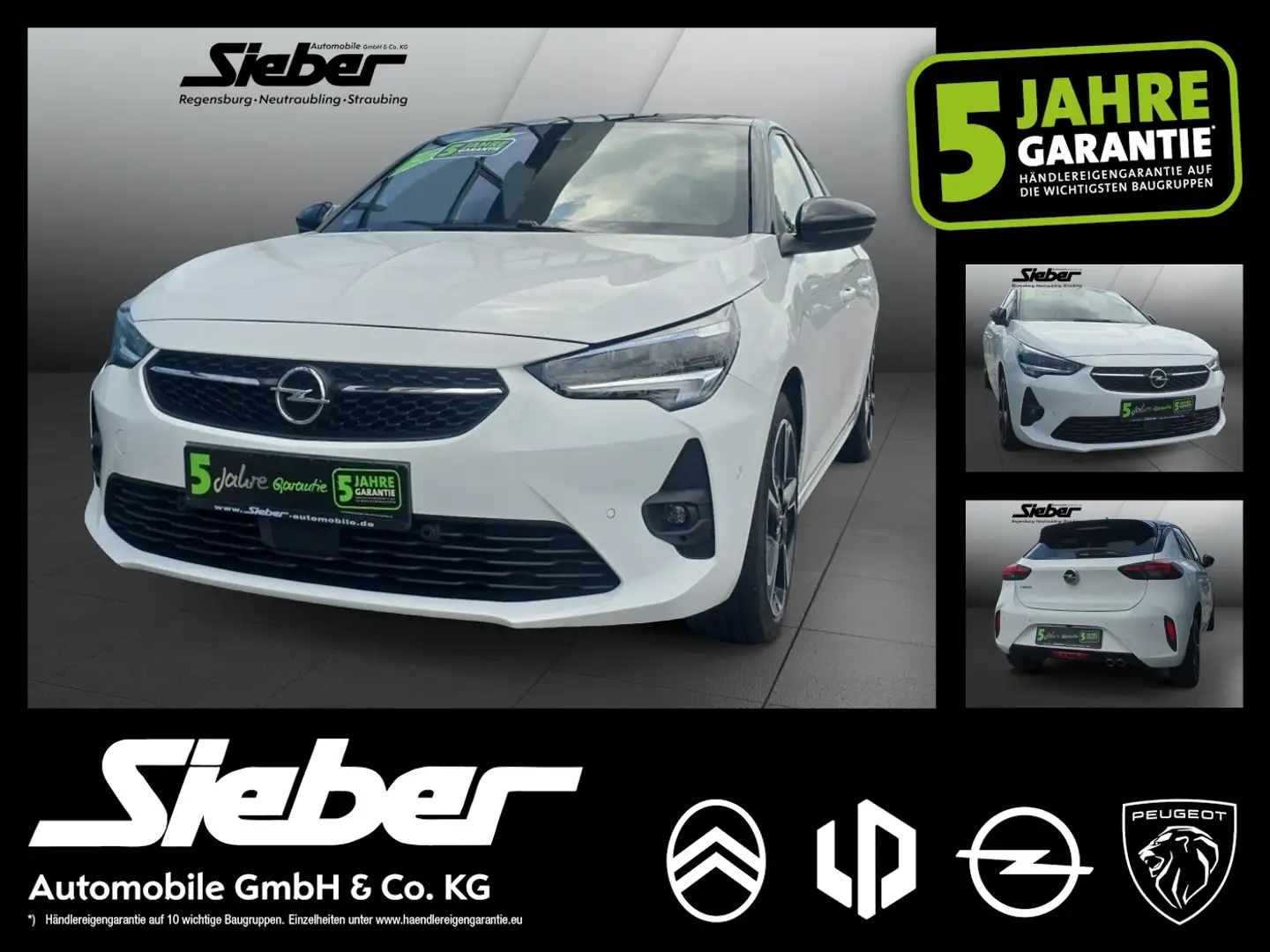 Opel Corsa F 1.2 Turbo Ultimate **LED-Matrix** Blanc - 1