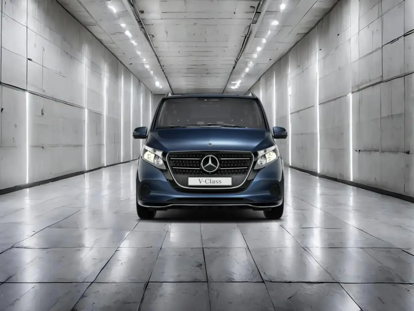 Mercedes-Benz V 220 d Kompakt AHK+DISTRO+KAMERA+MBUX Bleu - 2
