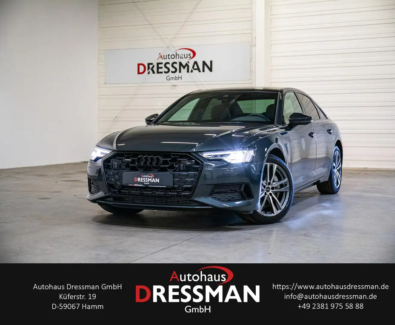 Audi A6 LIMOUSINE 55 TFSI Q. S-LINE ACC PANO AHK LED Grau - 1