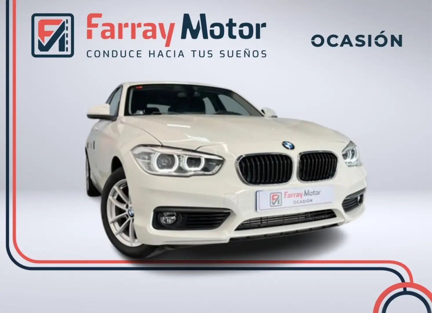 BMW 116 116i (4.75) Blanc - 1