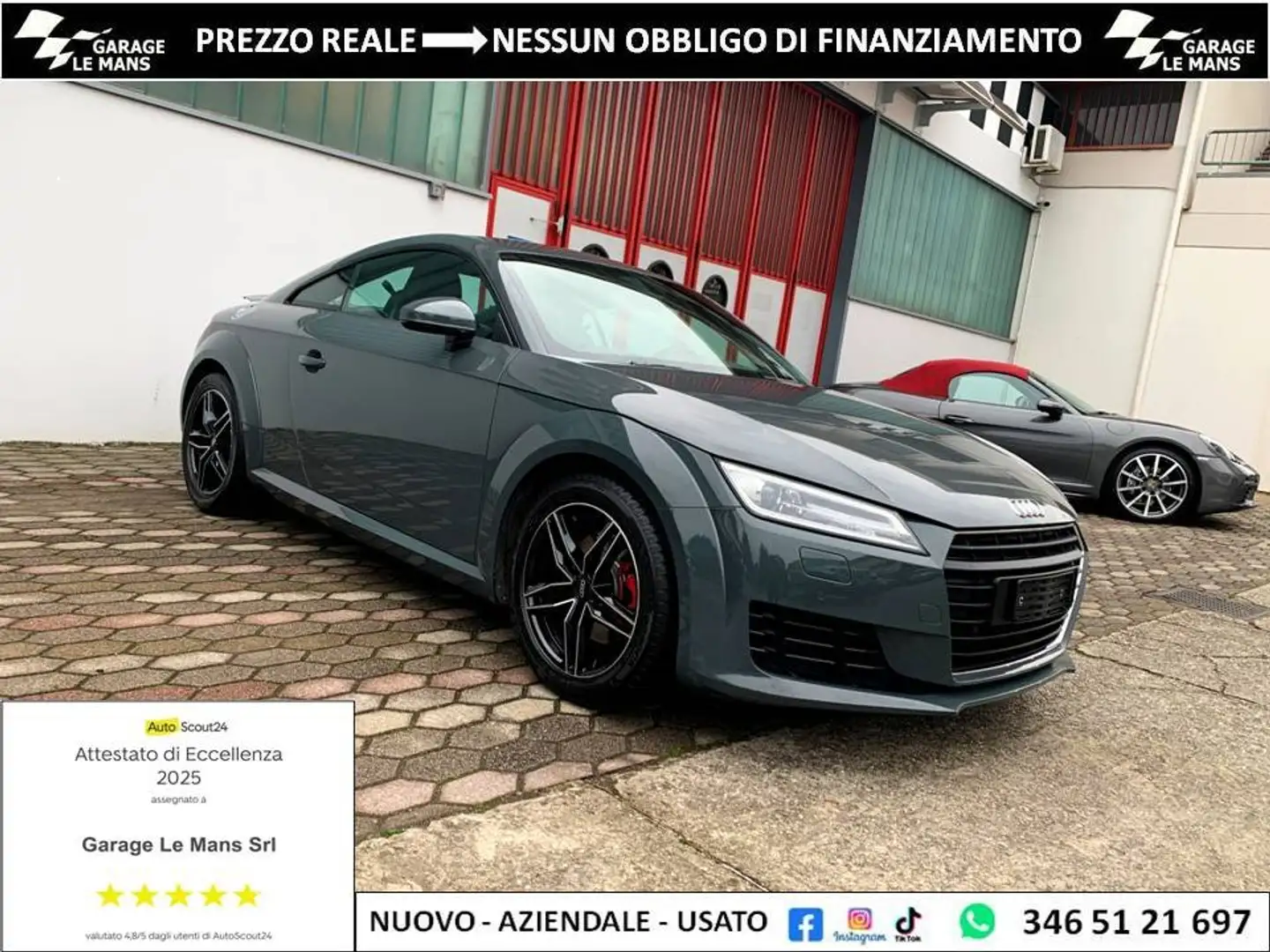 Audi TT 1.8 TFSI S-TRONIC NAVI PELLE CRUISE PDC Grau - 1