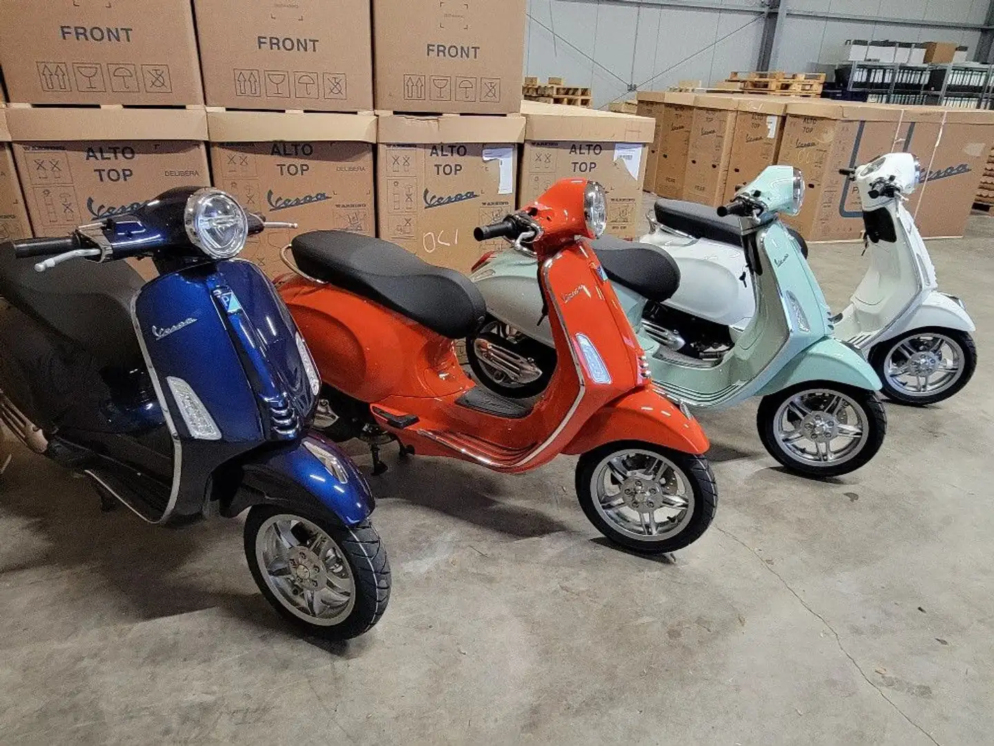 Vespa Primavera 50 ie e5 24/25er Modelle +3J. Garantie Bianco - 1