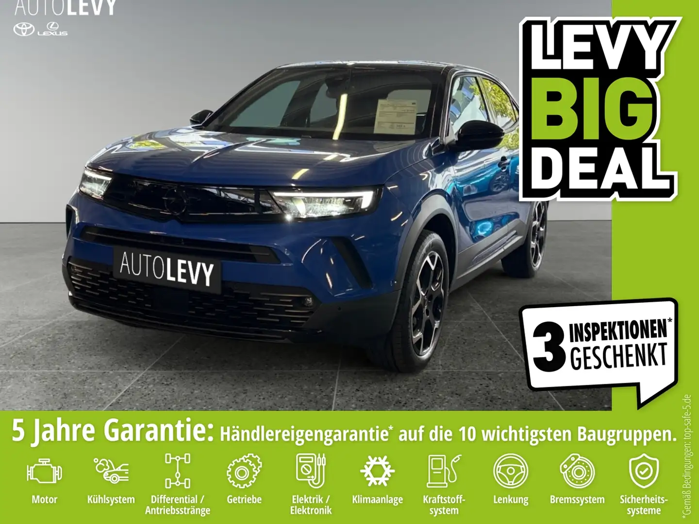 Opel Mokka 1.2 Turbo Ultimate +Massage+CarPlay+Kamera+ Blauw - 1