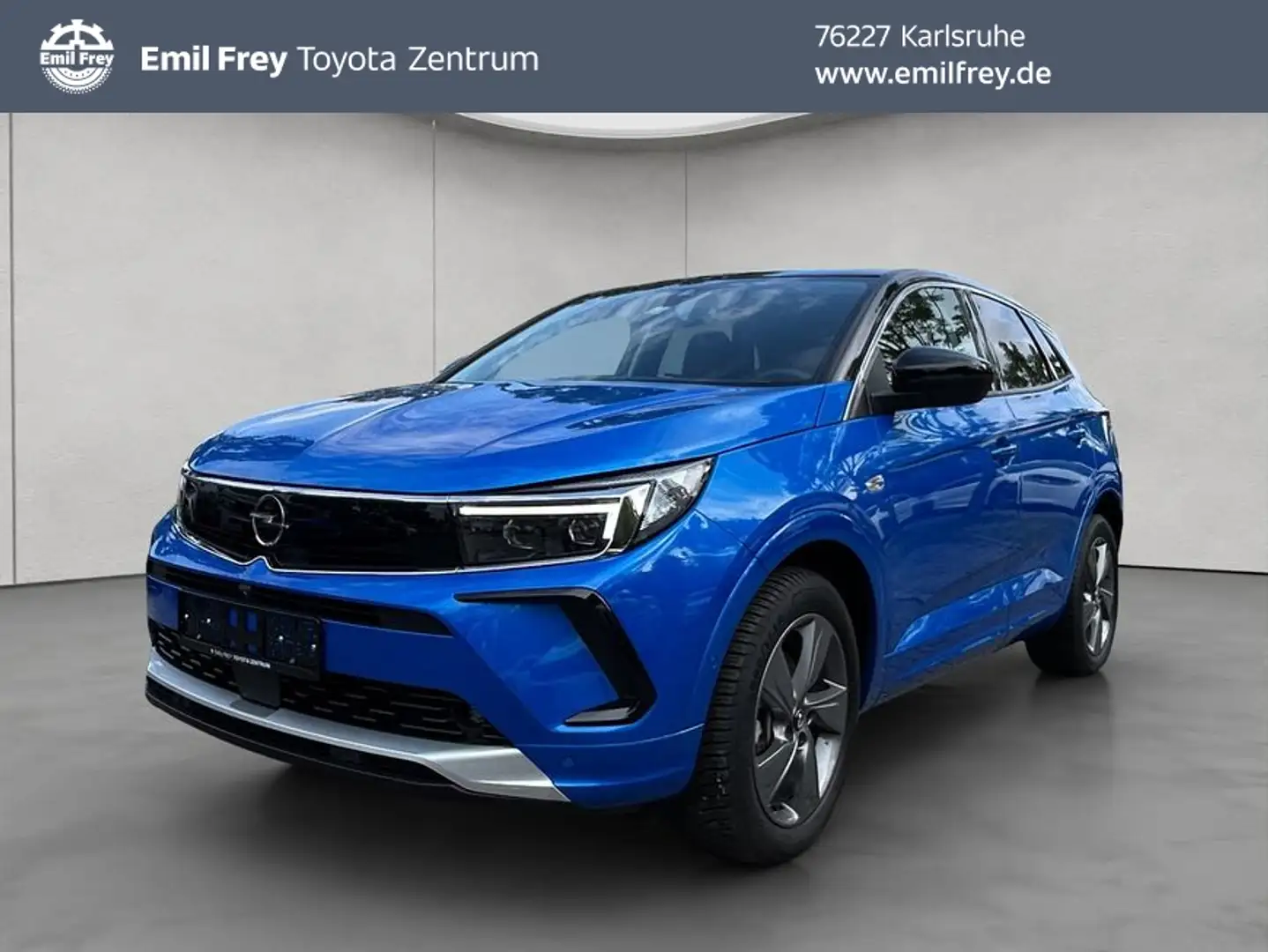 Opel Grandland Grandland 1.2, AT Elegance,AHK,LED,360°,AGR Blu/Azzurro - 1