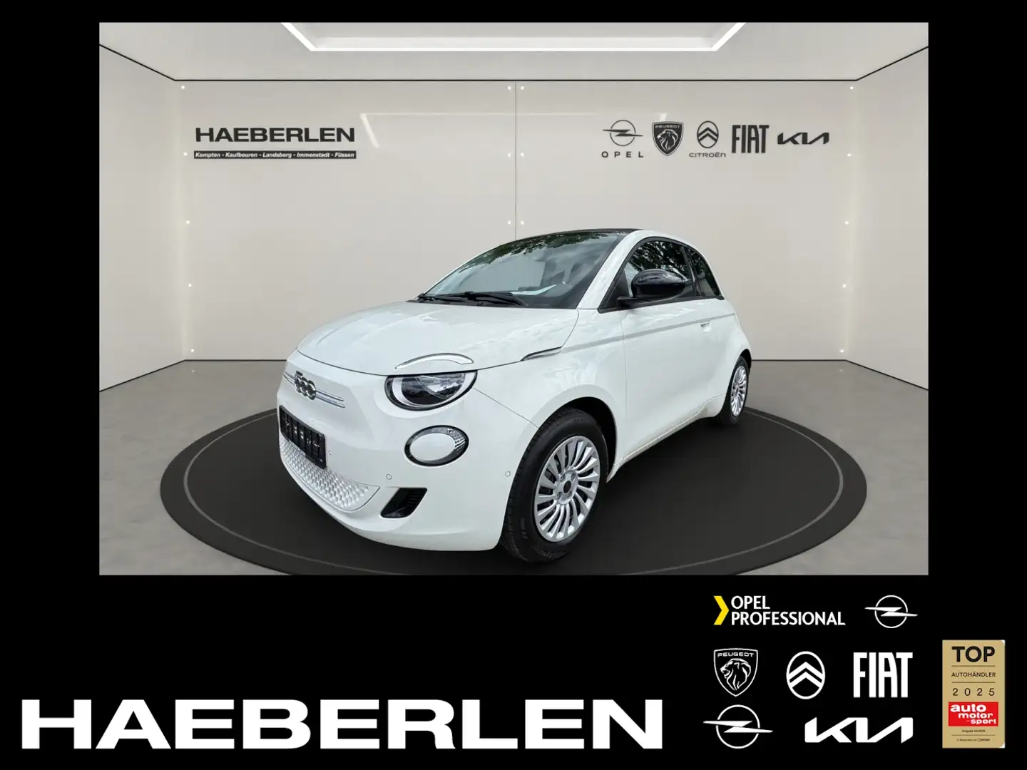 Fiat 500e 500 e Cabrio Red Matrix+Navi+SHZ+Kam.+KeyLess Rot - 1