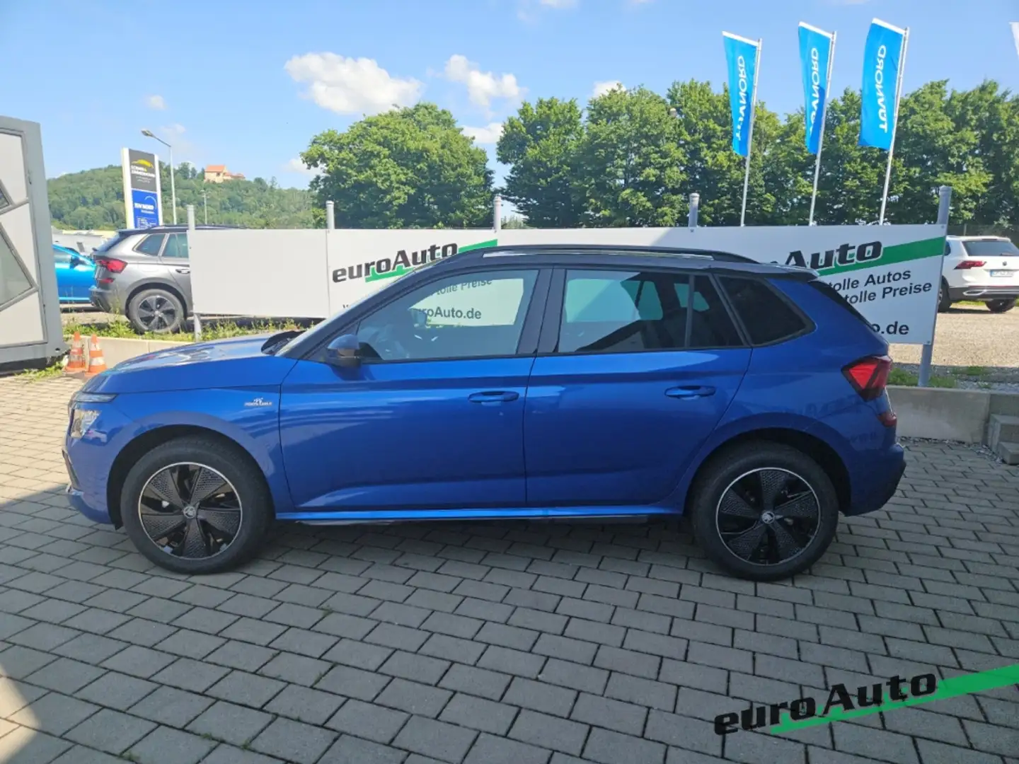 Skoda Kamiq Monte Carlo 1.5 TSi DSG AHK 5 Jahre Garantie Blau - 2