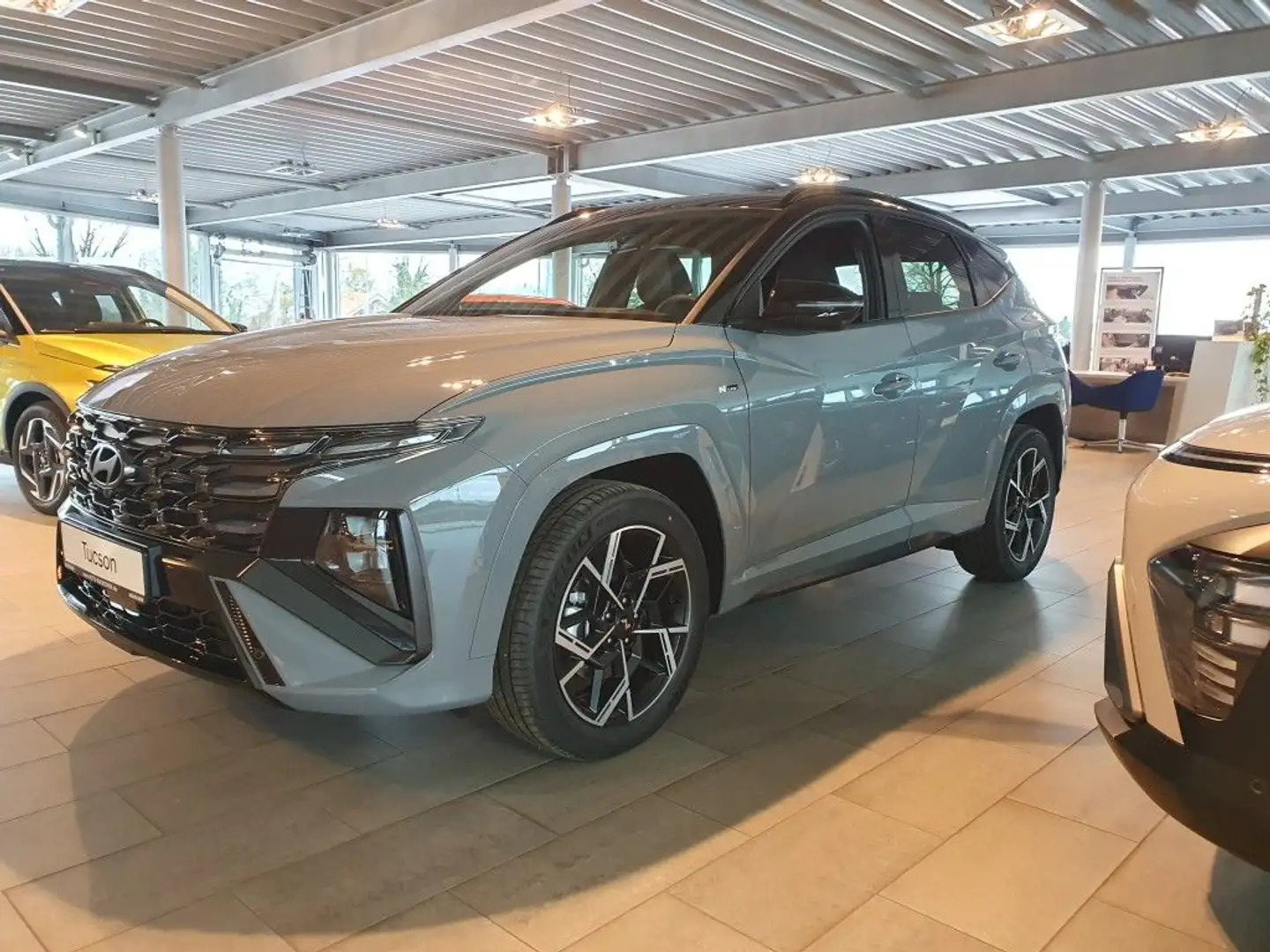 Hyundai TUCSON 1.6 T-GDi HEV 4WD N Line X (NX4e) Gris - 1