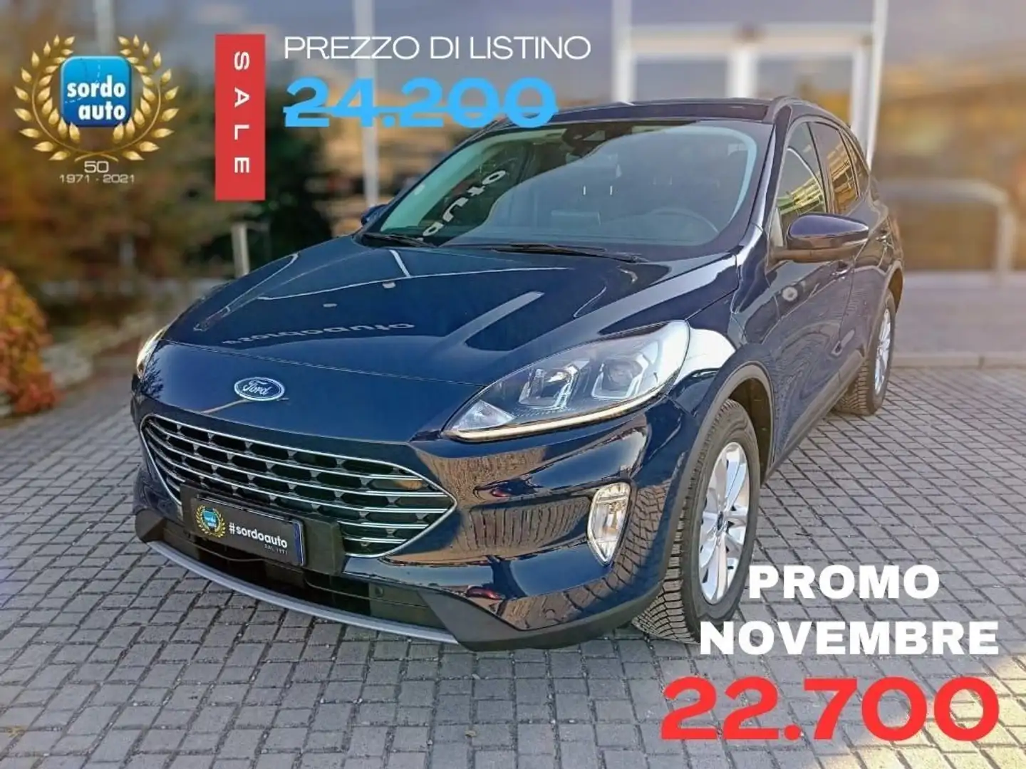 Ford Kuga 2.0 EcoBlue Automatica Titanium X Blu/Azzurro - 1