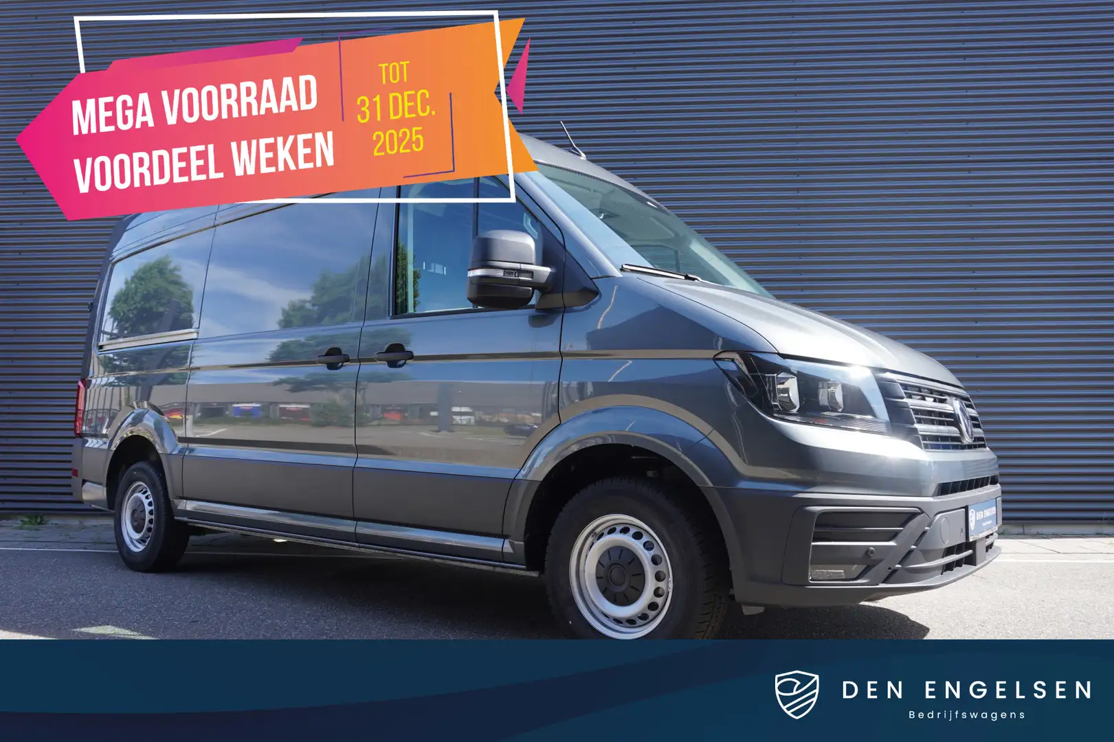 Volkswagen Crafter 30 2.0 TDI 140PK L3H3 Highline, Modeljaar 2025, Na Grijs - 1