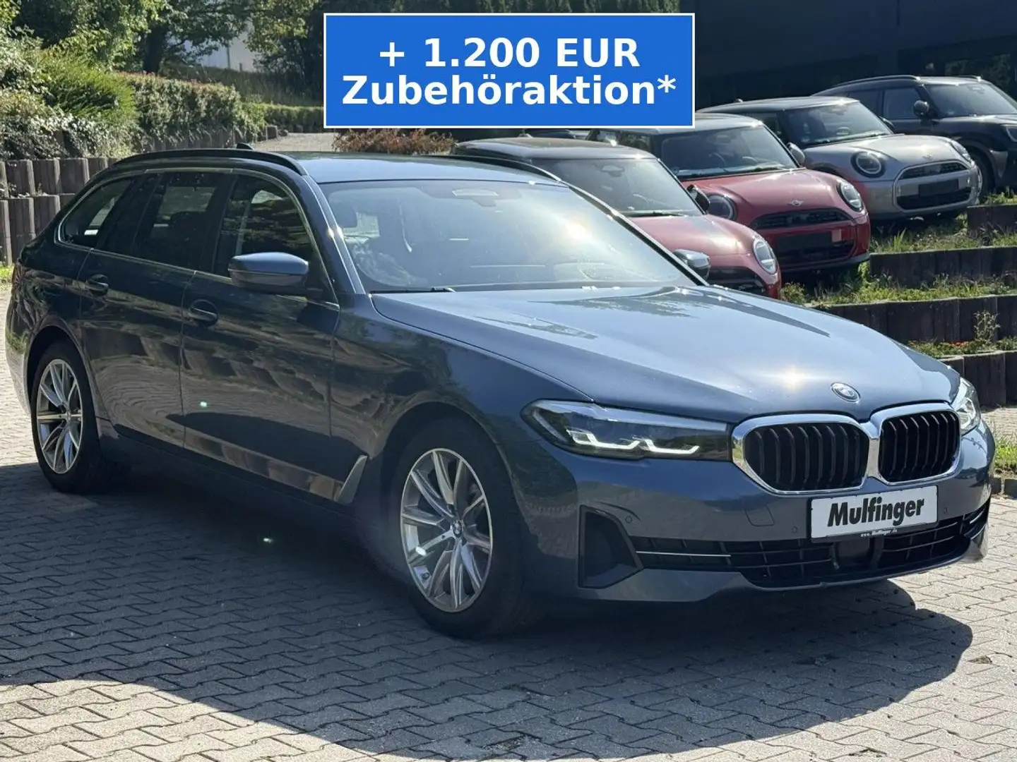 BMW 520 d xDr.Standh.KomfS+Bel+Mas.HUD ACC Fin.400,- Bleu - 2