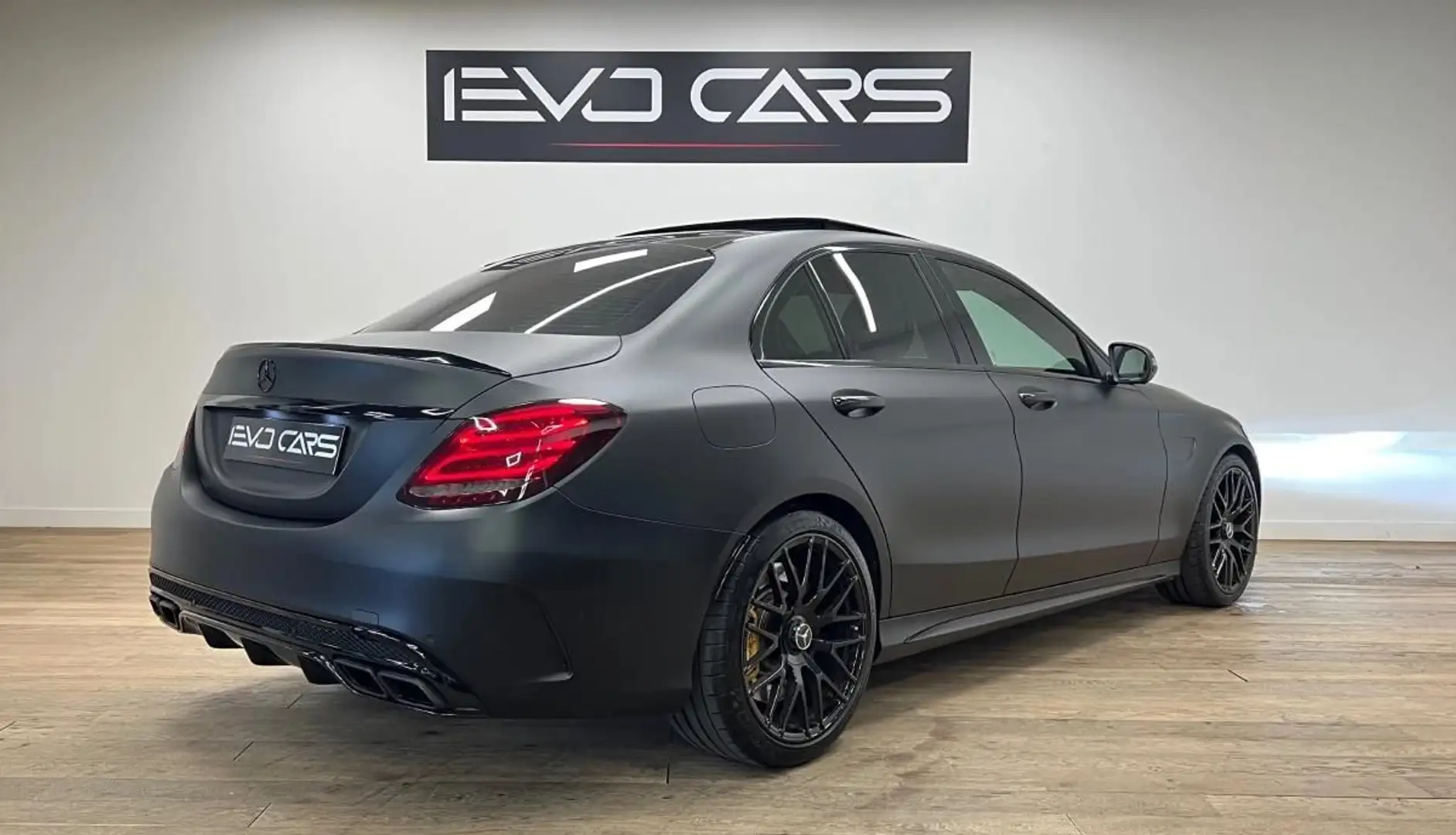 Mercedes-Benz C 63 AMG 63s C63s AMG V8 510 ch / TO / Caméra 360° / Tête haute Schwarz - 2