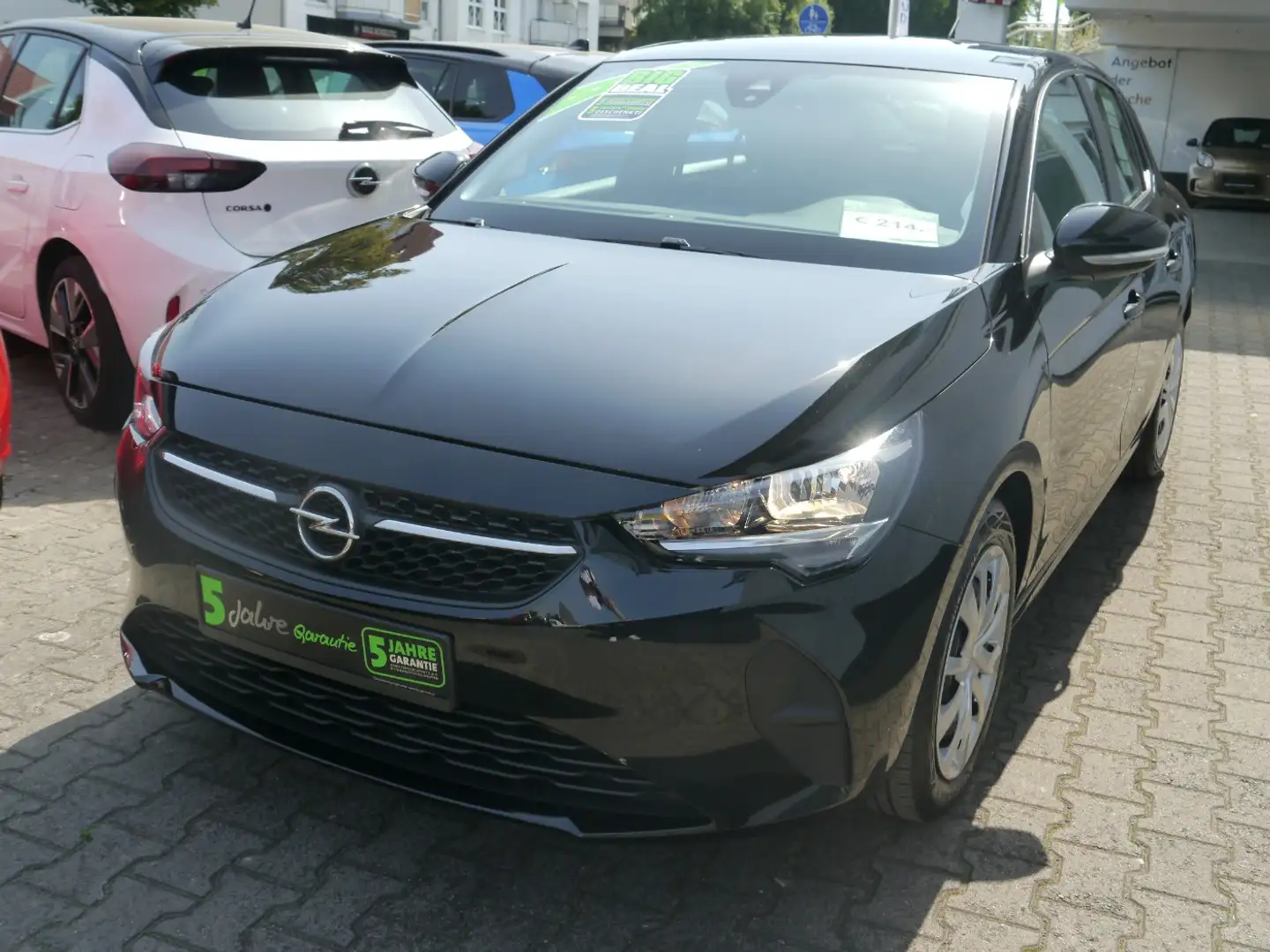 Opel Corsa F 1.2 Turbo Edition SHZ+PDC+SpurH Zwart - 2