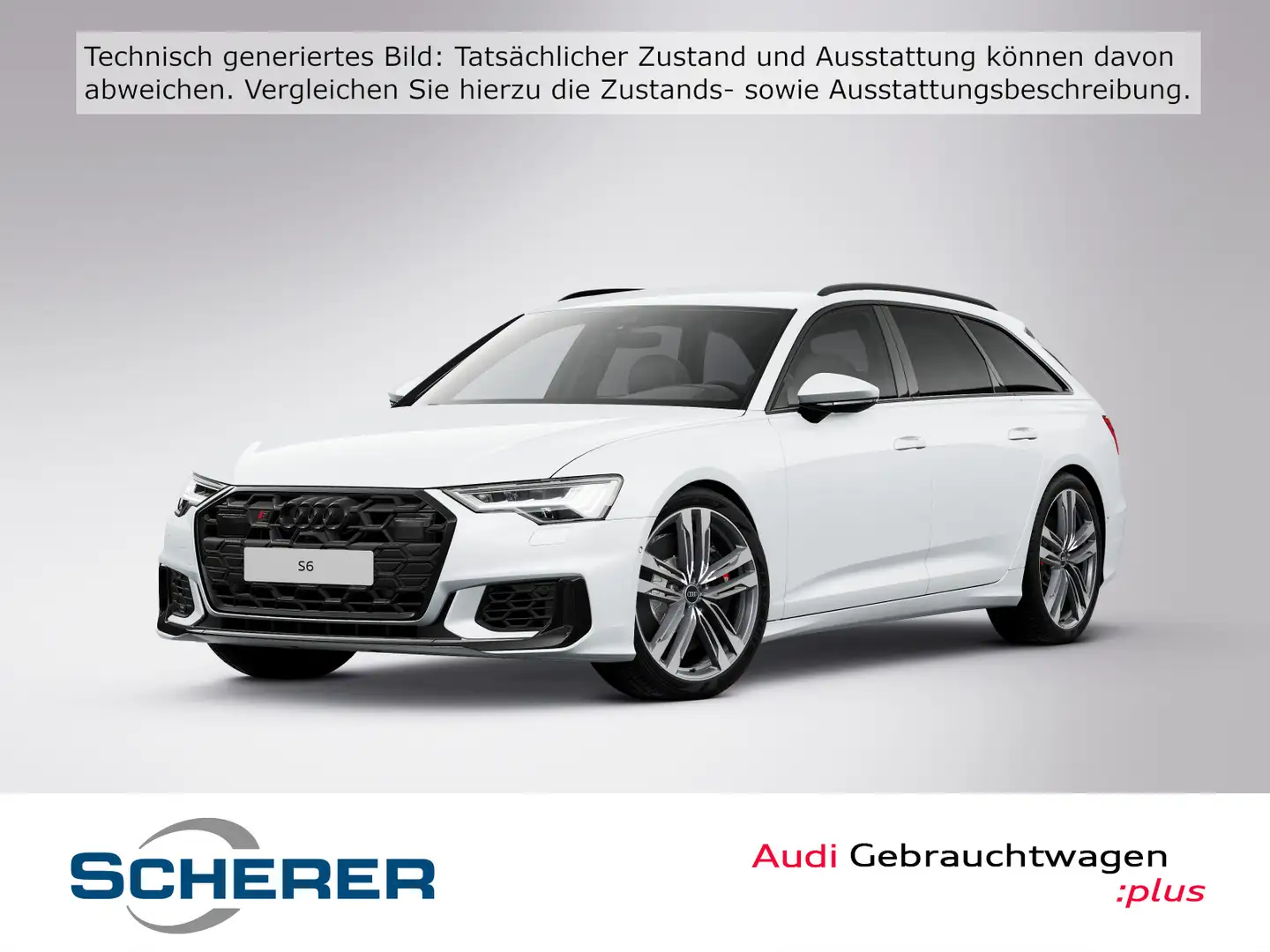 Audi S6 55 TDI quattro tiptronic MATRIX B&O KAM Weiß - 1