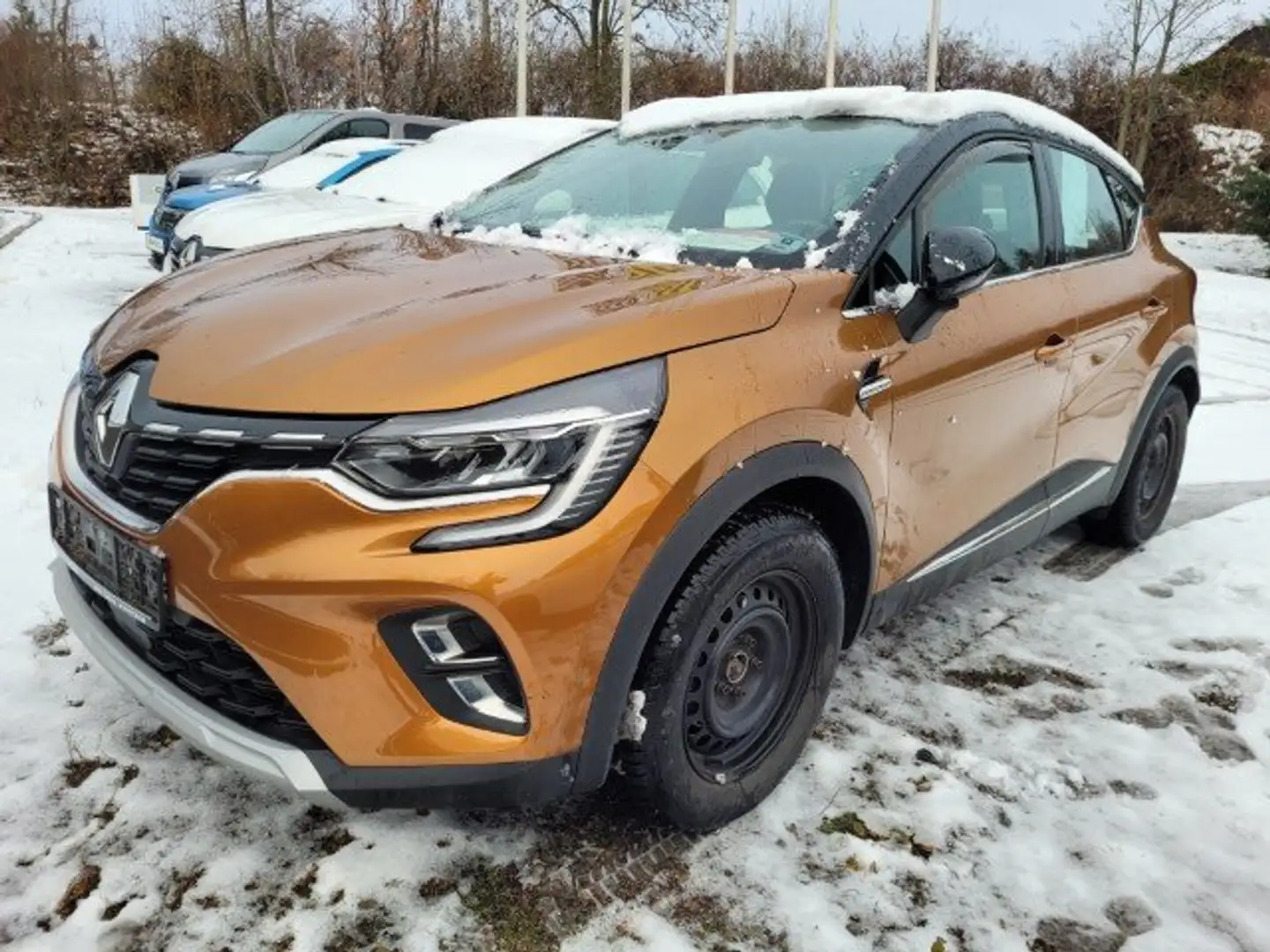 Renault Captur Intens 100 PS -AHK-NAVI-Klimaautom-SITZHEIZ Orange - 1