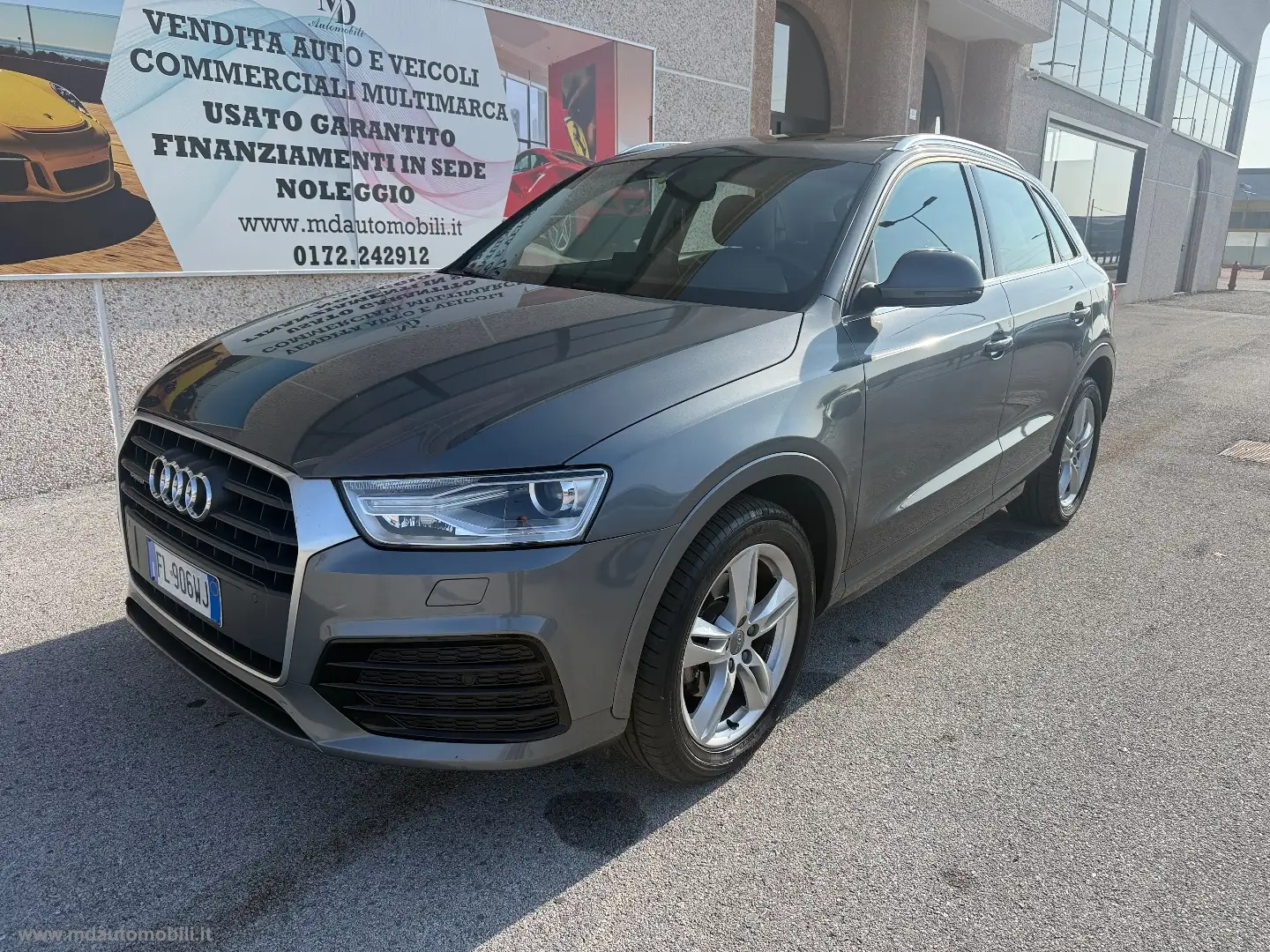 Audi Q3 2.0 TDI 150CV quattro S tr. Sport TETTO FARI LED Gris - 1