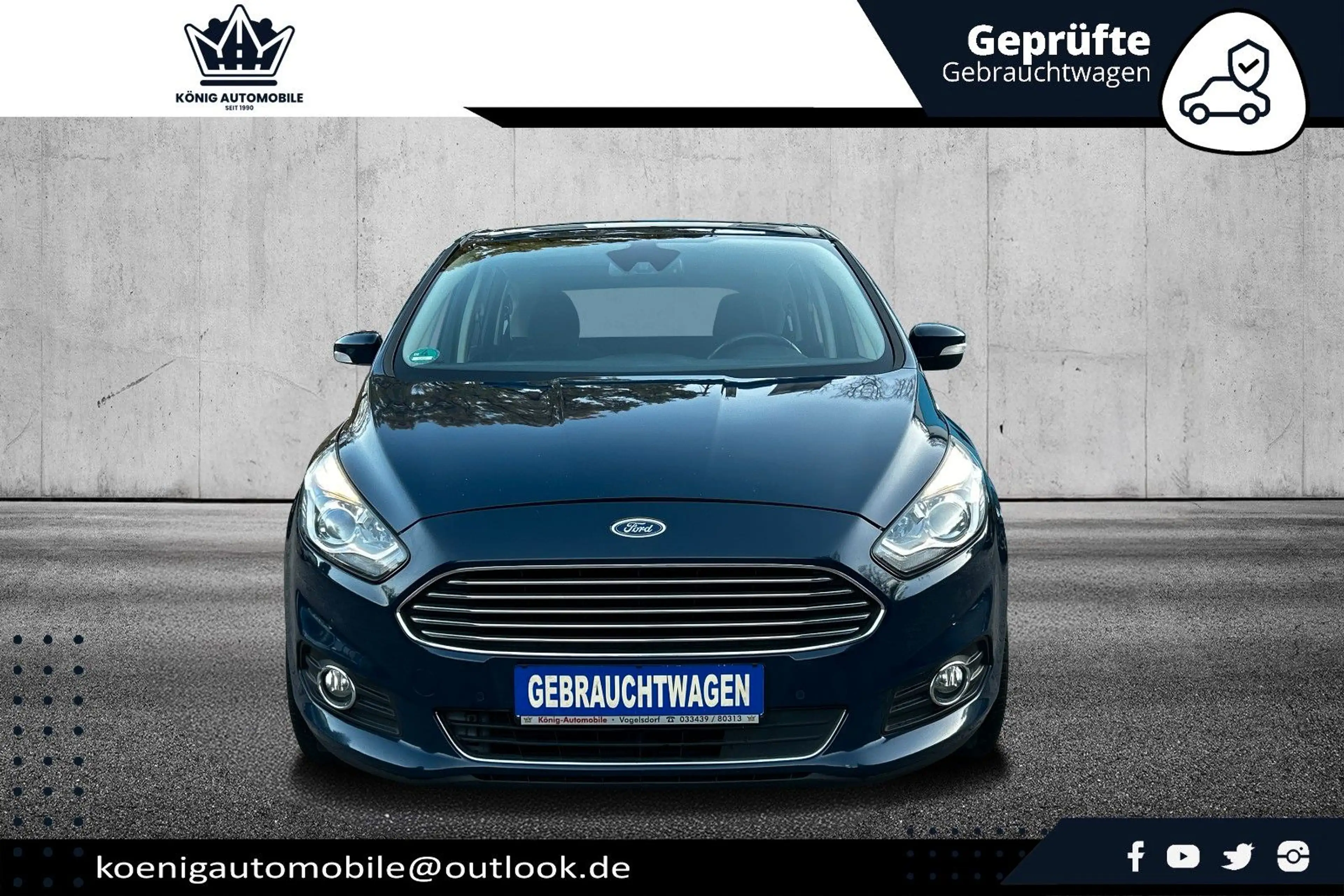 Ford S-Max 2.0 TDCI Aut. Titanium/ ACC / NAVI / 19'LM — photo 2