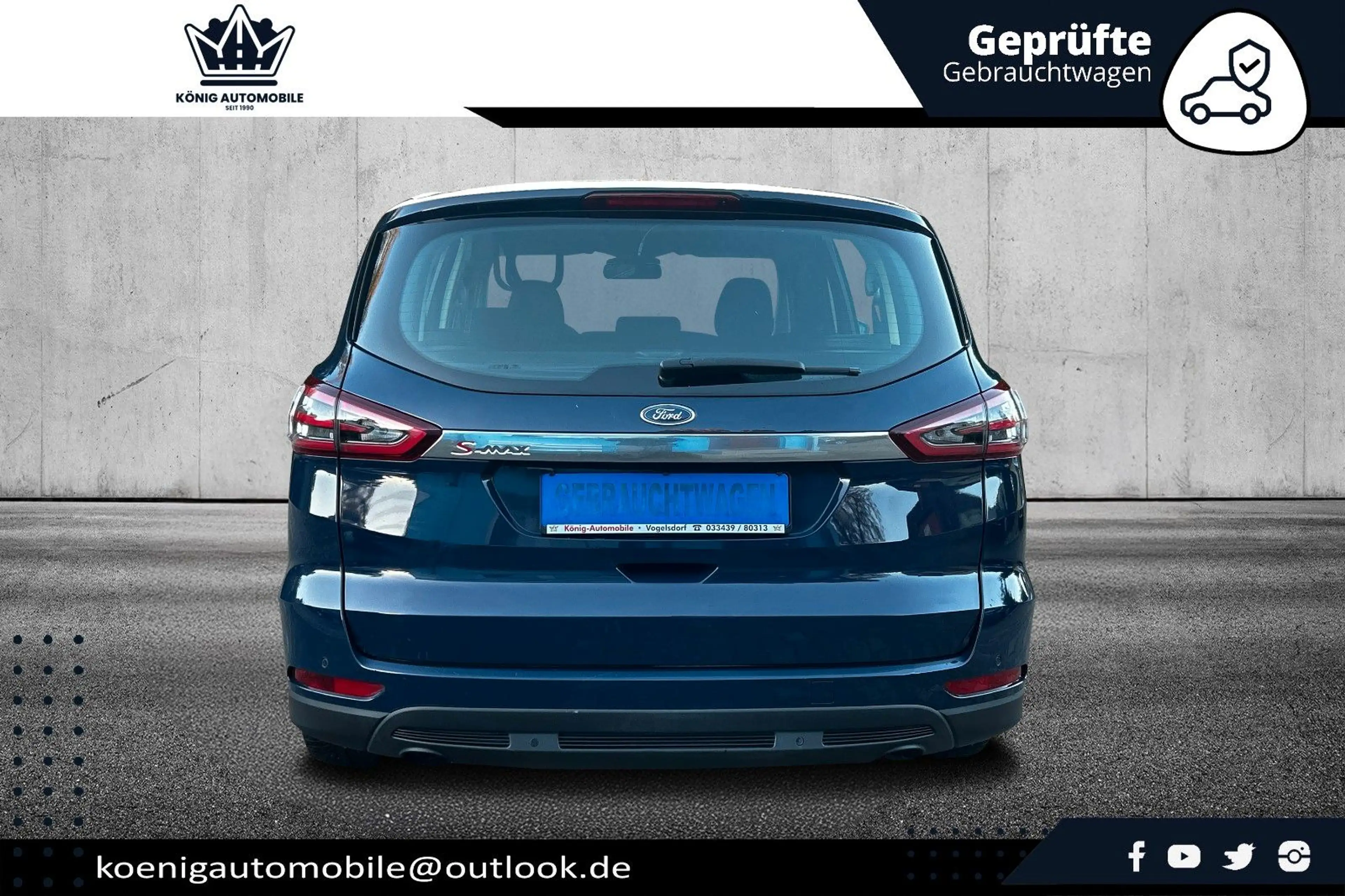 Ford S-Max 2.0 TDCI Aut. Titanium/ ACC / NAVI / 19'LM — photo 6