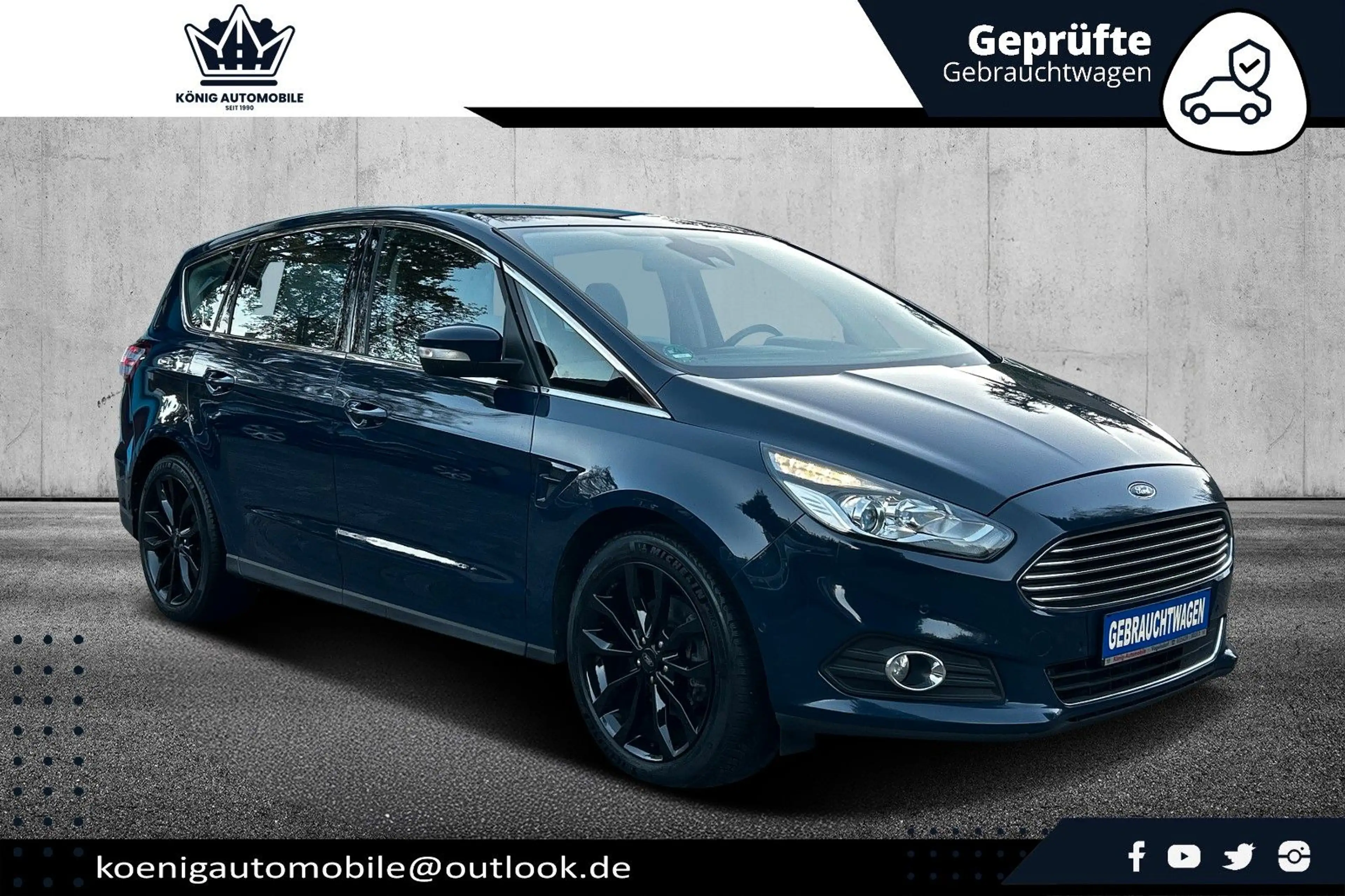 Ford S-Max 2.0 TDCI Aut. Titanium/ ACC / NAVI / 19'LM — photo 3