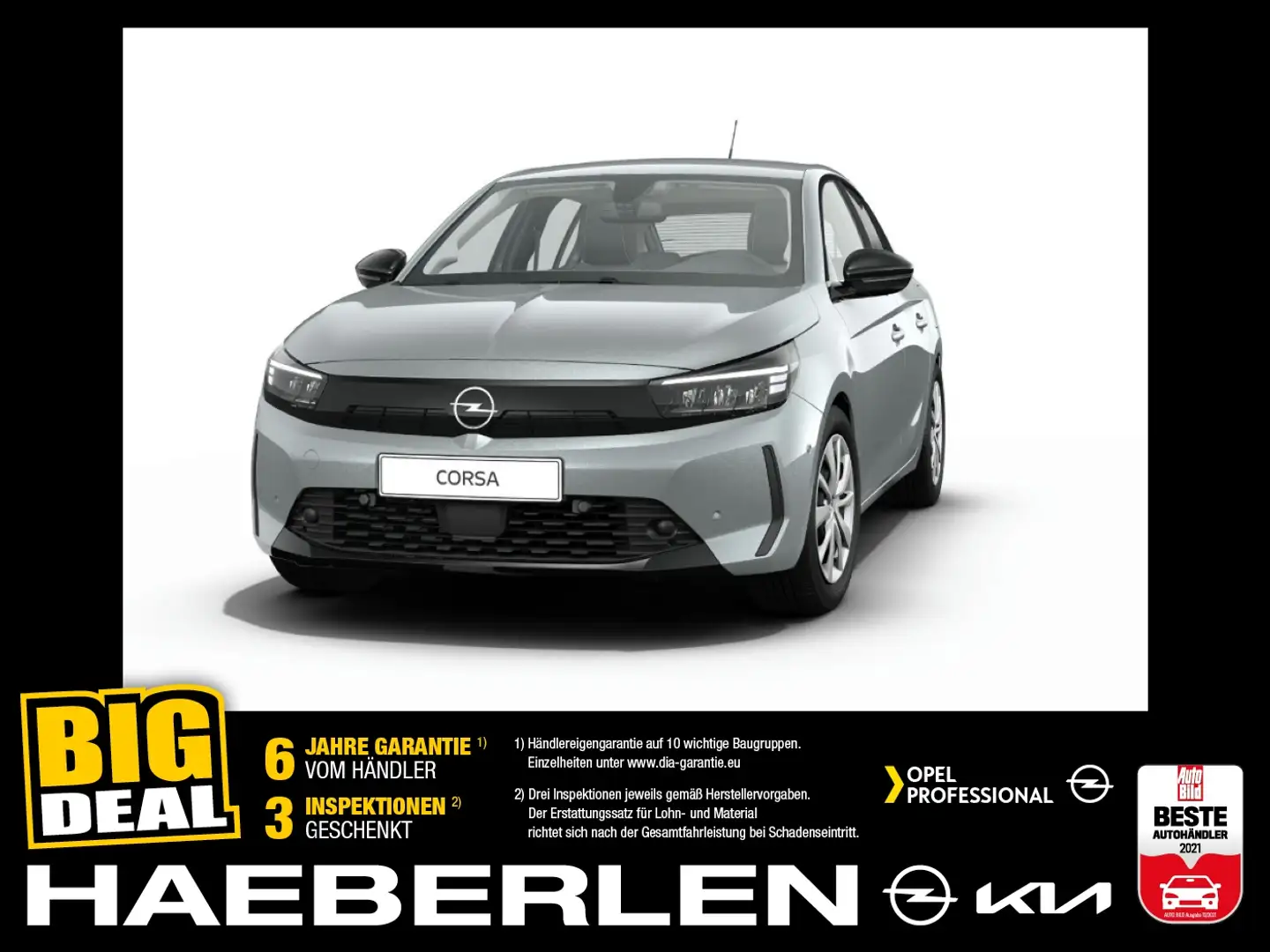 Opel Corsa 1.2 *Touchscreen*Bluetooth*LED*NEU* Silber - 1