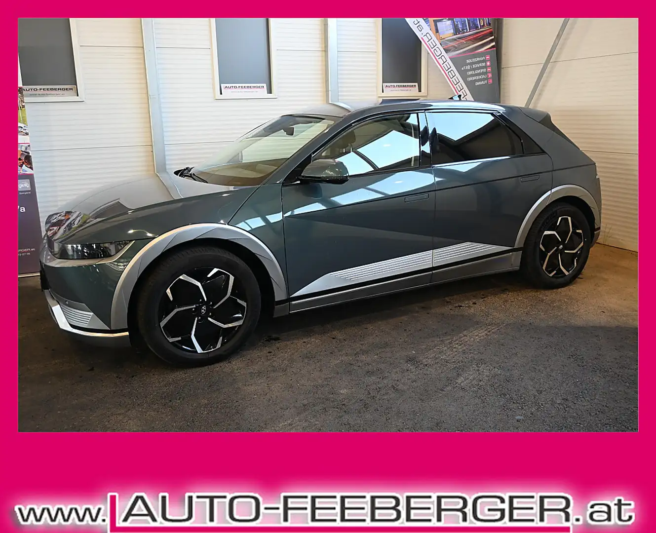 Hyundai IONIQ 5 Elektro Plus Line; Wärmepumpe, Pixel-LED, ACC, ... Grün - 1