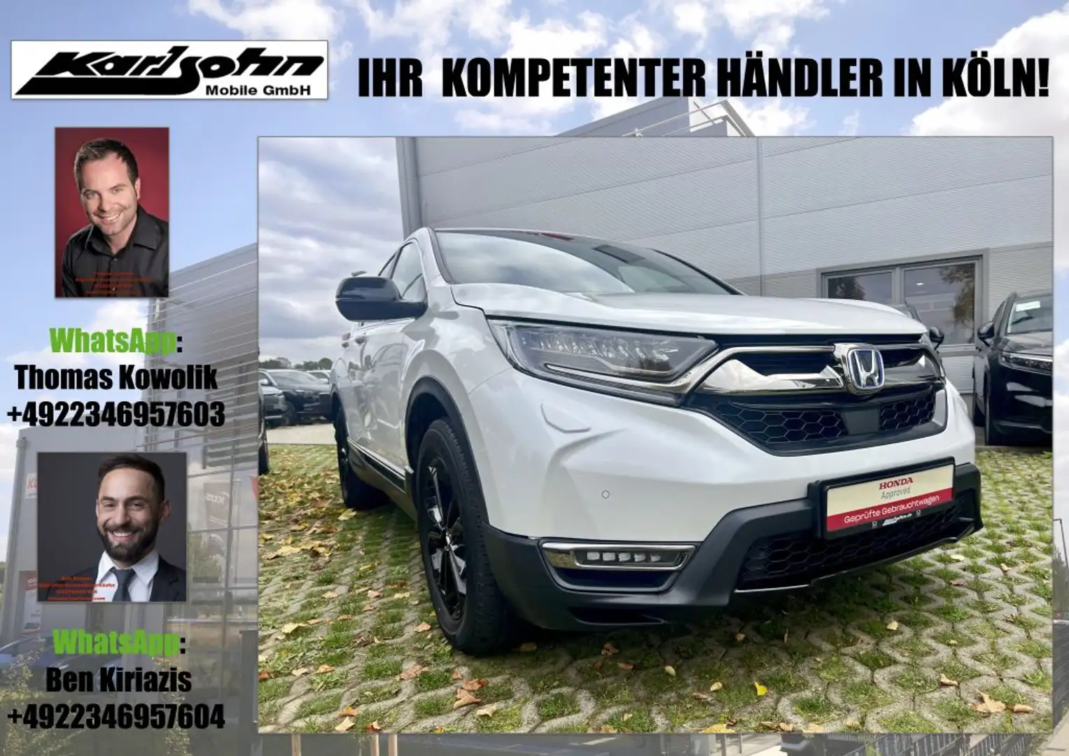 Honda CR-V e:HEV 2.0 i-MMD Hybrid 2WD Sport Line Weiß - 1
