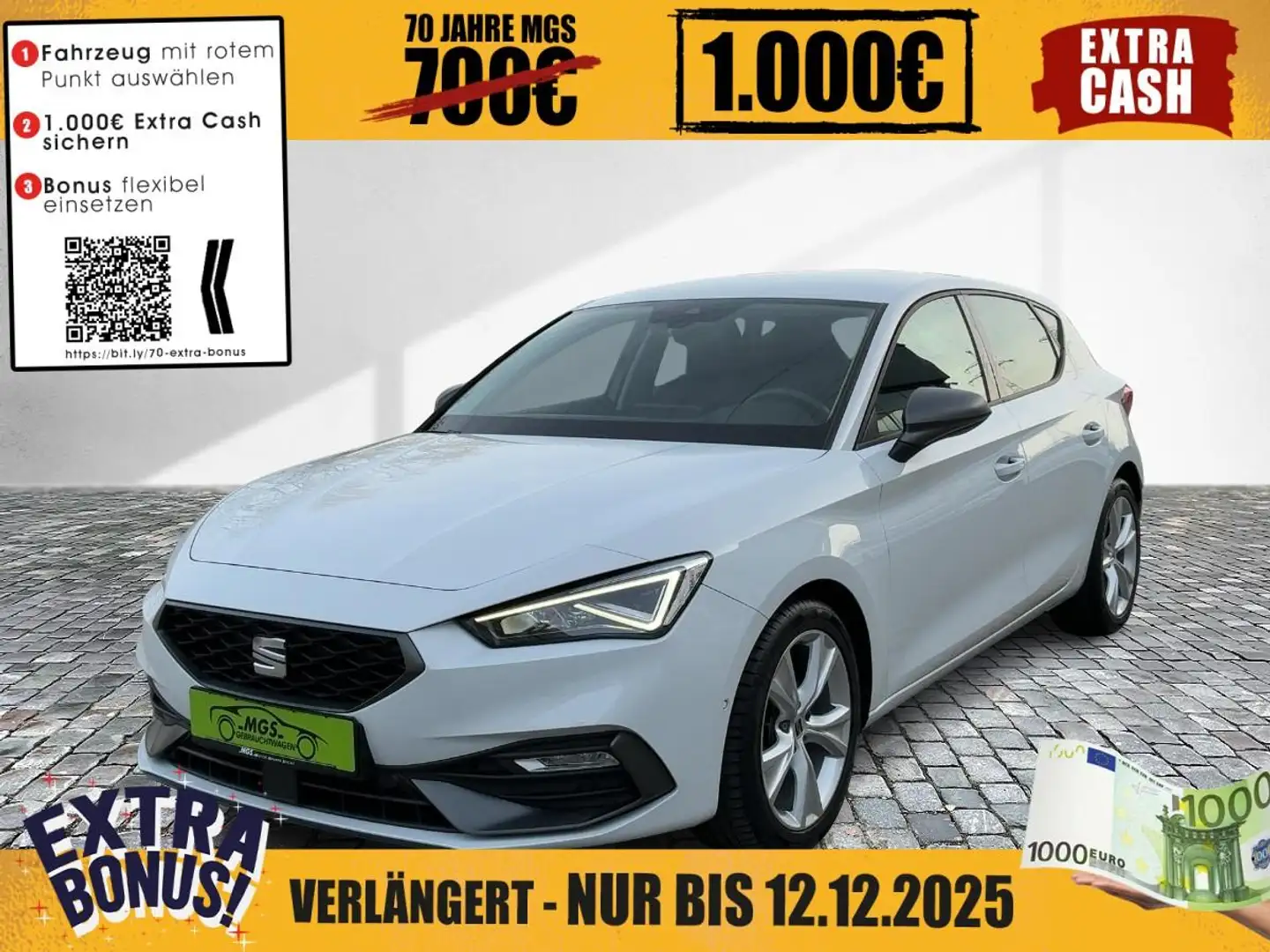 SEAT Leon FR 1.5 16V TSI ACT DAB #NAVI #S&S Weiß - 1