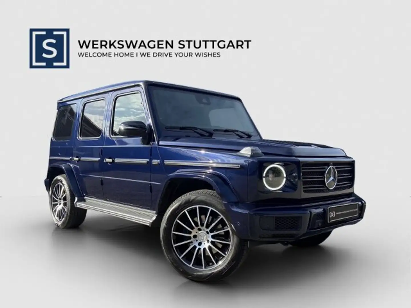 Mercedes-Benz G 350 G 350 d AMG Night AHK SHD Distron StdHz MLed 360 Blau - 1