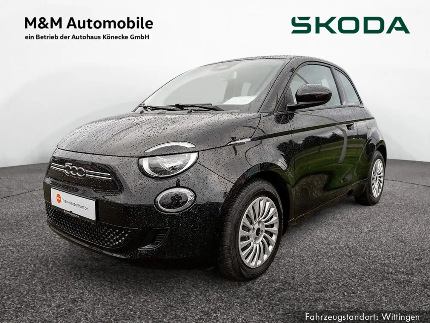 Fiat 500e Action "Aktionsfahrzeug" KLIMA PDC REGEN Noir - 1