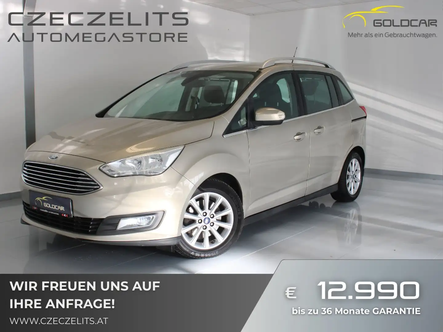 Ford Grand C-Max Grand C-MAX Titanium 1,0 EcoBoost Argent - 1