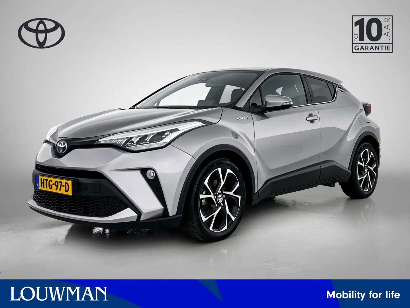 Toyota C-HR 1.8 Hybrid Dynamic | Cruise Control | Climate Cont Grijs - 1