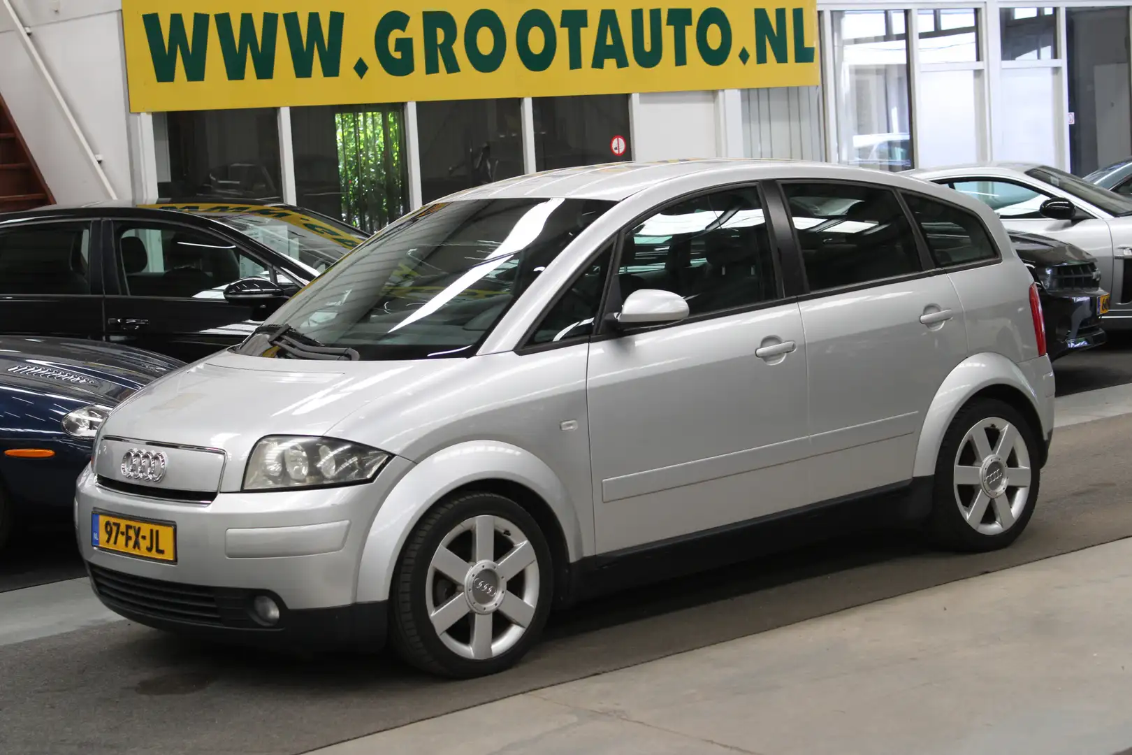 Audi A2 1.4 NAP, Airco, Stuurbekrachtiging Grijs - 1