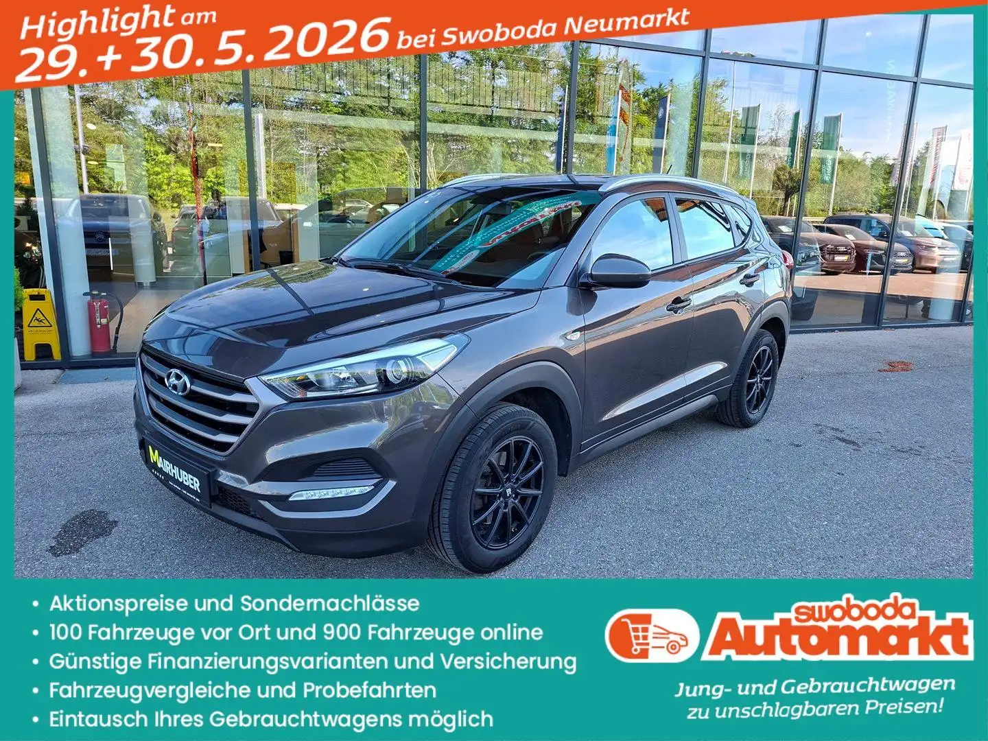 Hyundai TUCSON Tucson 1,6 GDI Start-Stopp Comfort Grau - 1