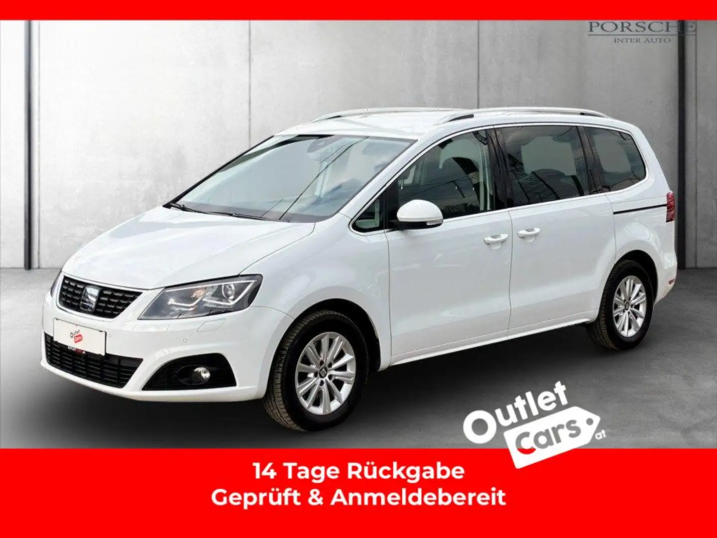SEAT Alhambra 2.0 TDI 4Drive ASSIST+RADAR+NAVI+RFK Weiß - 1