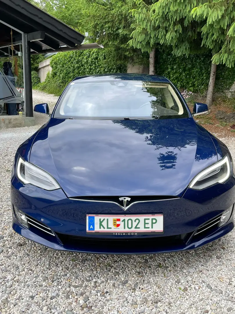 Tesla Model S 90D FREE SUPERCHARGING, Facelift, MCU2, 8-Fach Blu/Azzurro - 1