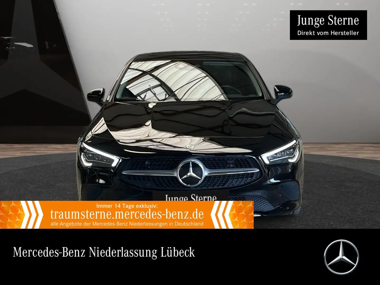 Mercedes-Benz CLA 200 d PROGRESSIVE+PANO+AHK+MULTIBEAM+STHZG+8G Schwarz - 1