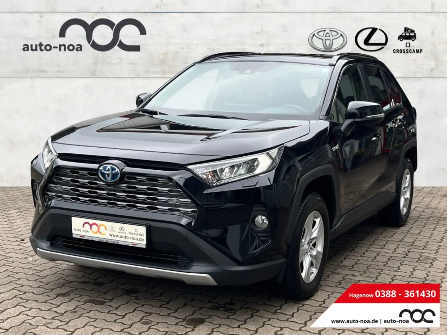 Toyota RAV 4 Hybrid 4x2 EU 2.5 VVT-i mit elektr. Heckklappe, PD Schwarz - 1