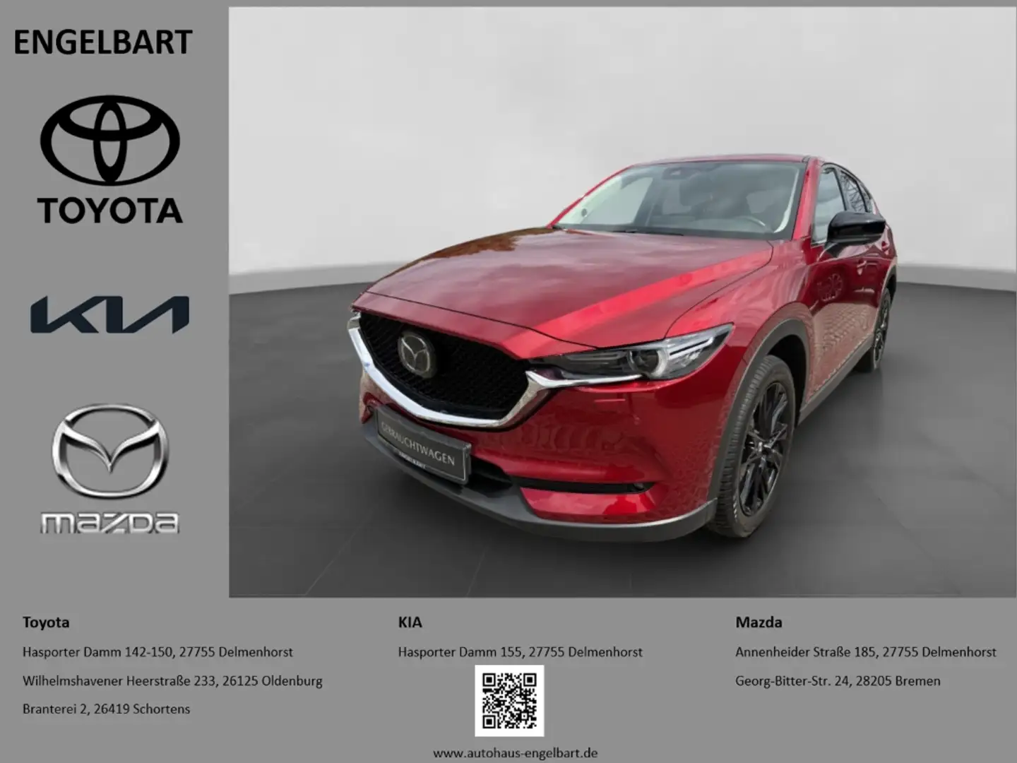 Mazda CX-5 Homura AWD 2.5 SKYACTIV-G 194-Navi-Soundsystem Bos Rot - 1