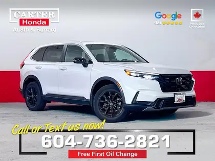 White 2024 Honda CR-V Hybrid EX-L AWD SUV / Crossover Continuously Variable Transmission