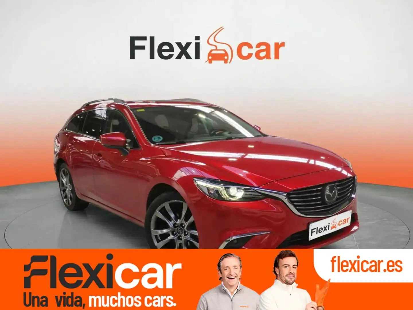 Mazda 6 2.2 DE AT L.+P.+ T.+SR (CB) WGN Rojo - 1