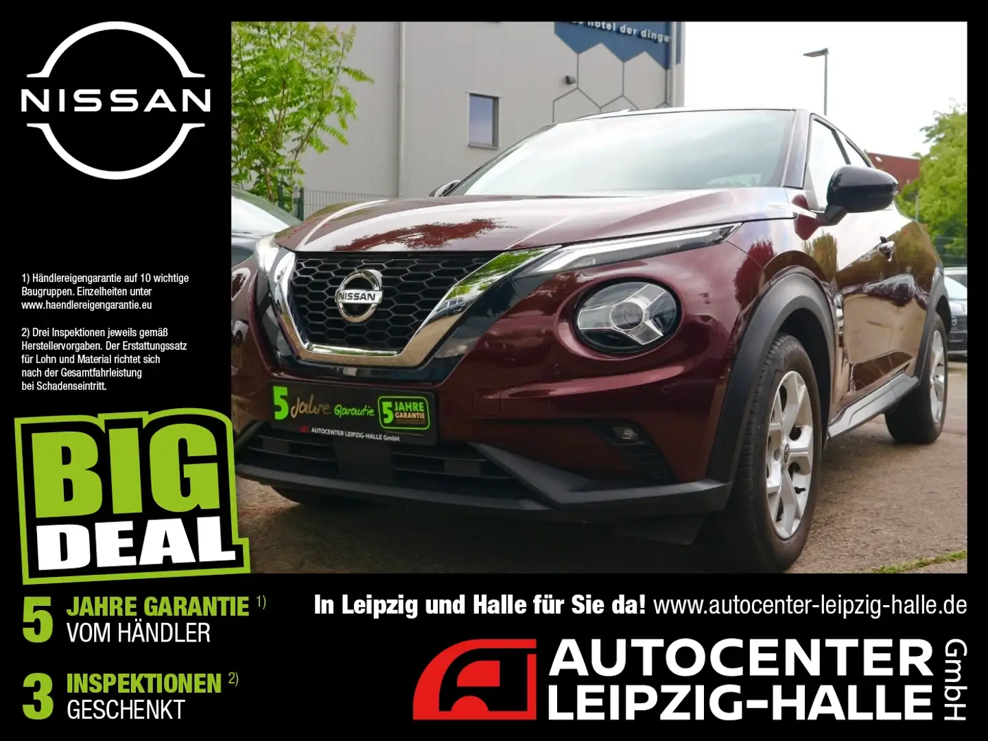Nissan Juke 1.0 DIG-T N-Connecta ProPilot 360° Navi Rouge - 1