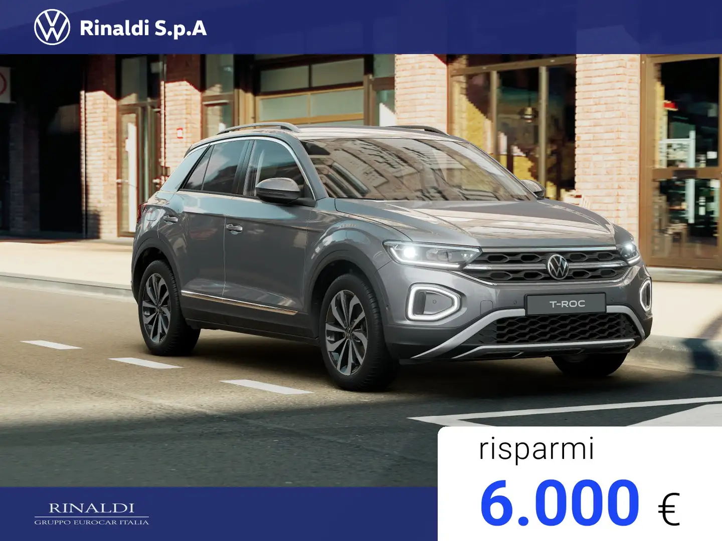 Volkswagen T-Roc 1.0 tsi style 115cv Grigio - 2