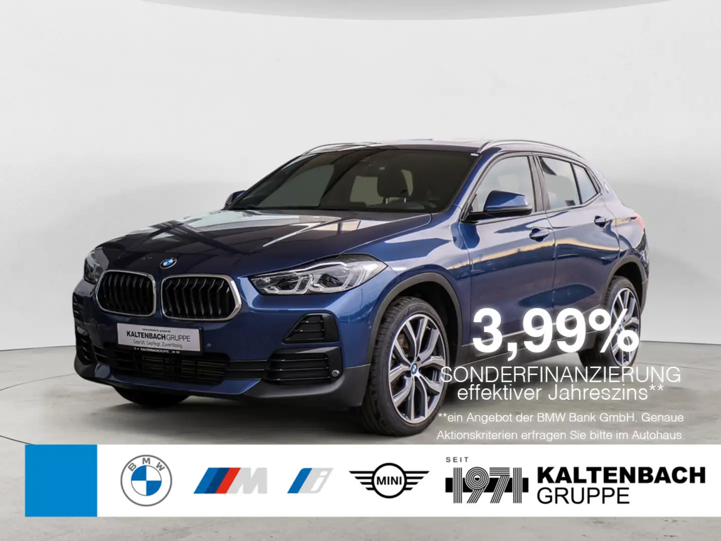 BMW X2 xDrive20d Advantage Plus PANO AHK ACC HUD Bleu - 1
