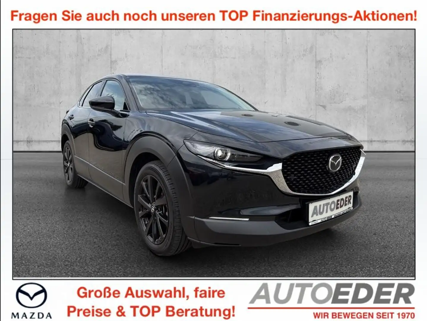 Mazda CX-30 e-Skyactive G122 Exclusive-Line Schwarz - 1