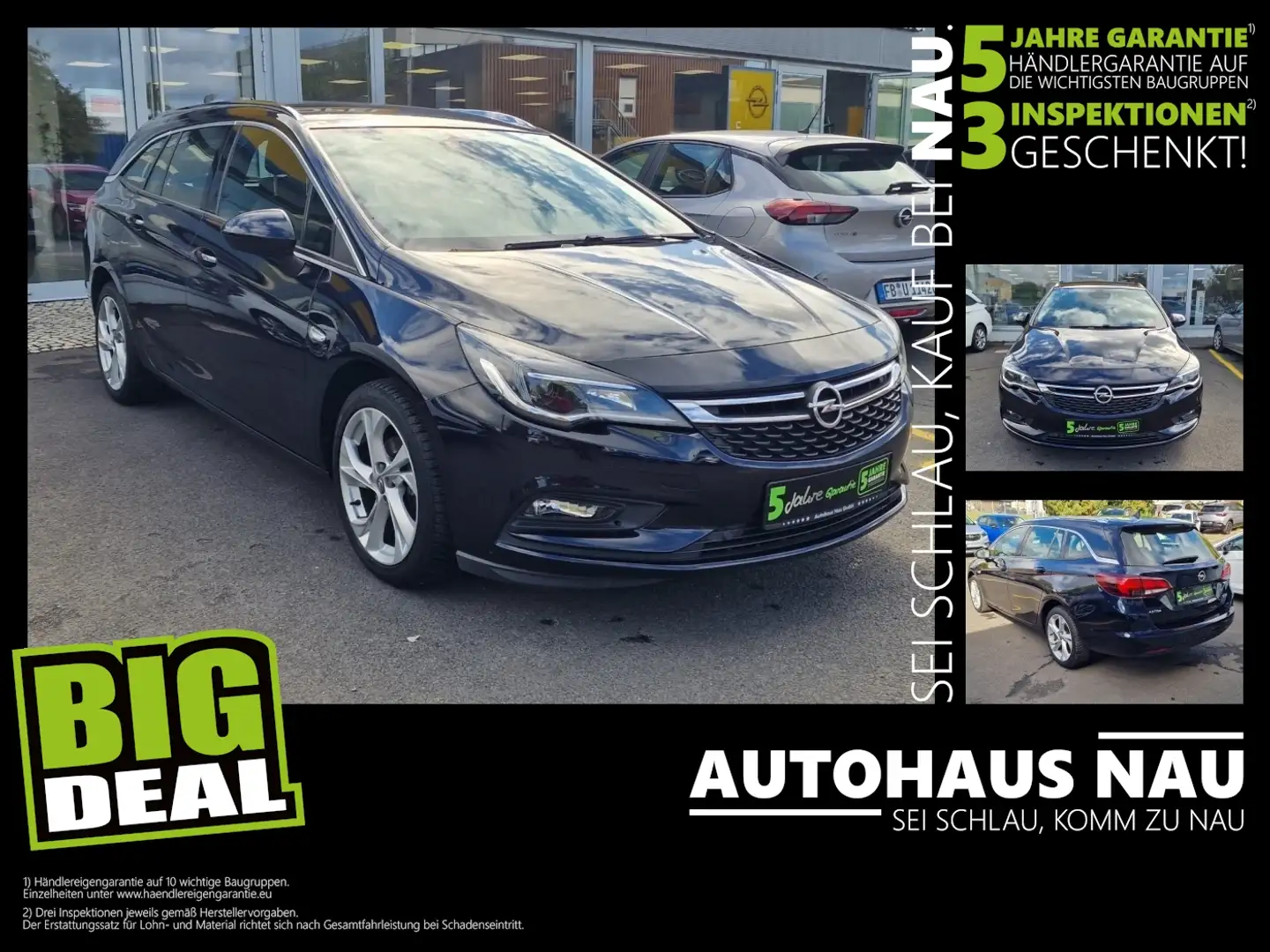 Opel Astra K Sports Tourer 1.4 Turbo INNOVATION Blauw - 1