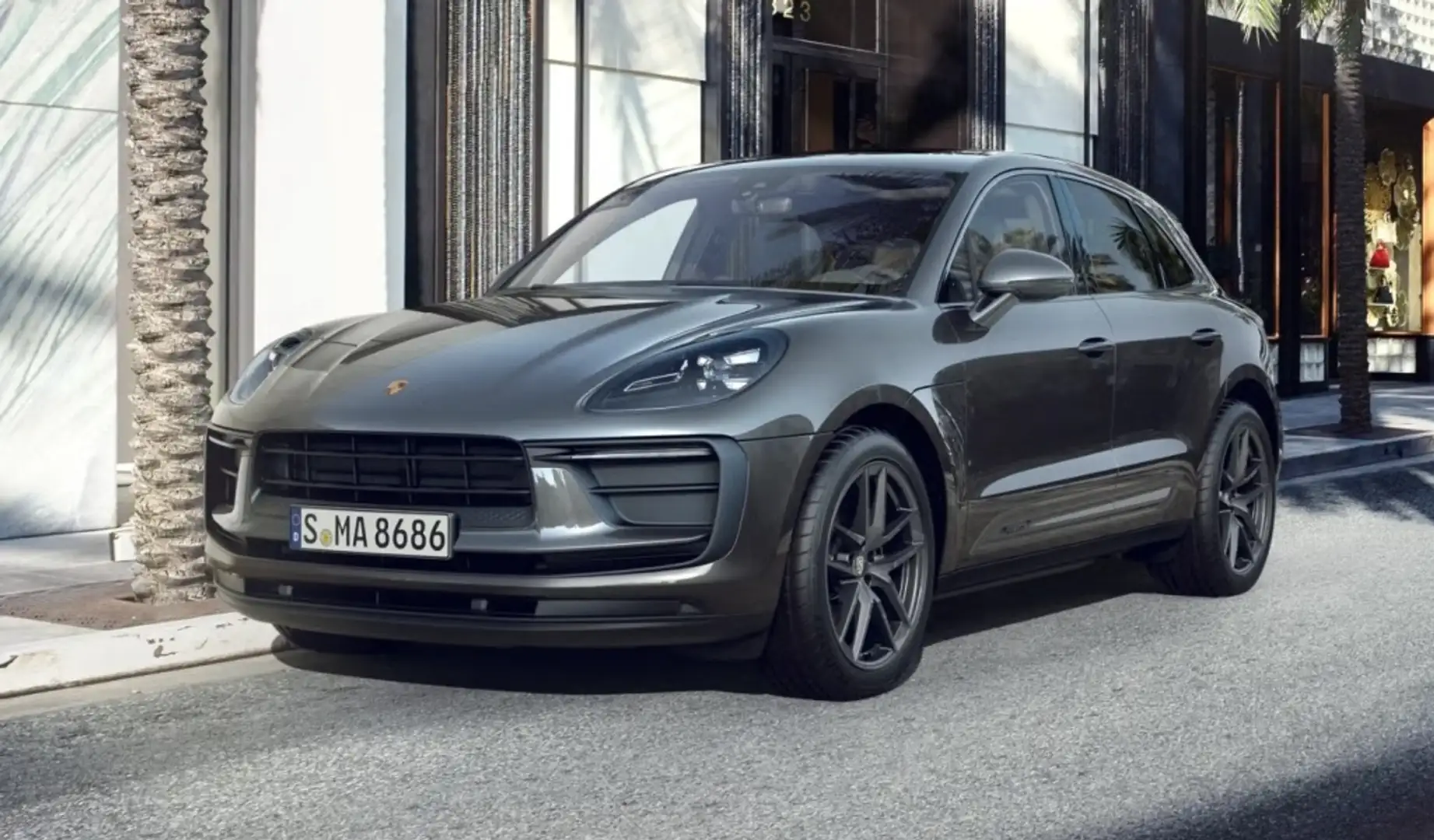 Porsche Macan T Aut. Gris - 1