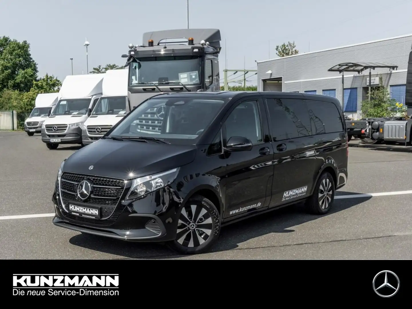 Mercedes-Benz V 250 d STYLE Lang MBUX Navi Distronic AHK Kamera Schwarz - 1