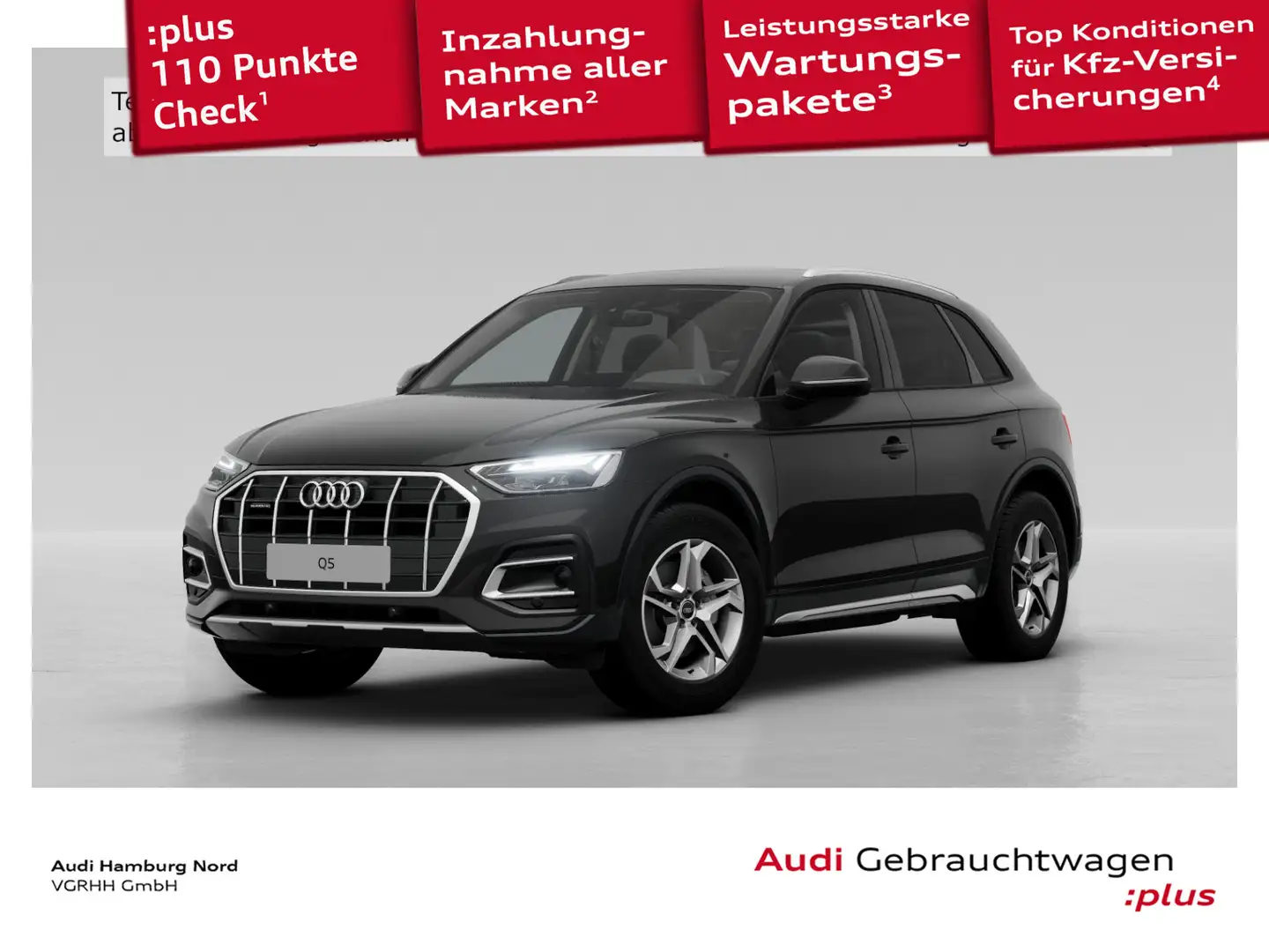 Audi Q5 40 TDI quattro S tronic AHK Navi Kamera ACC Schwarz - 1