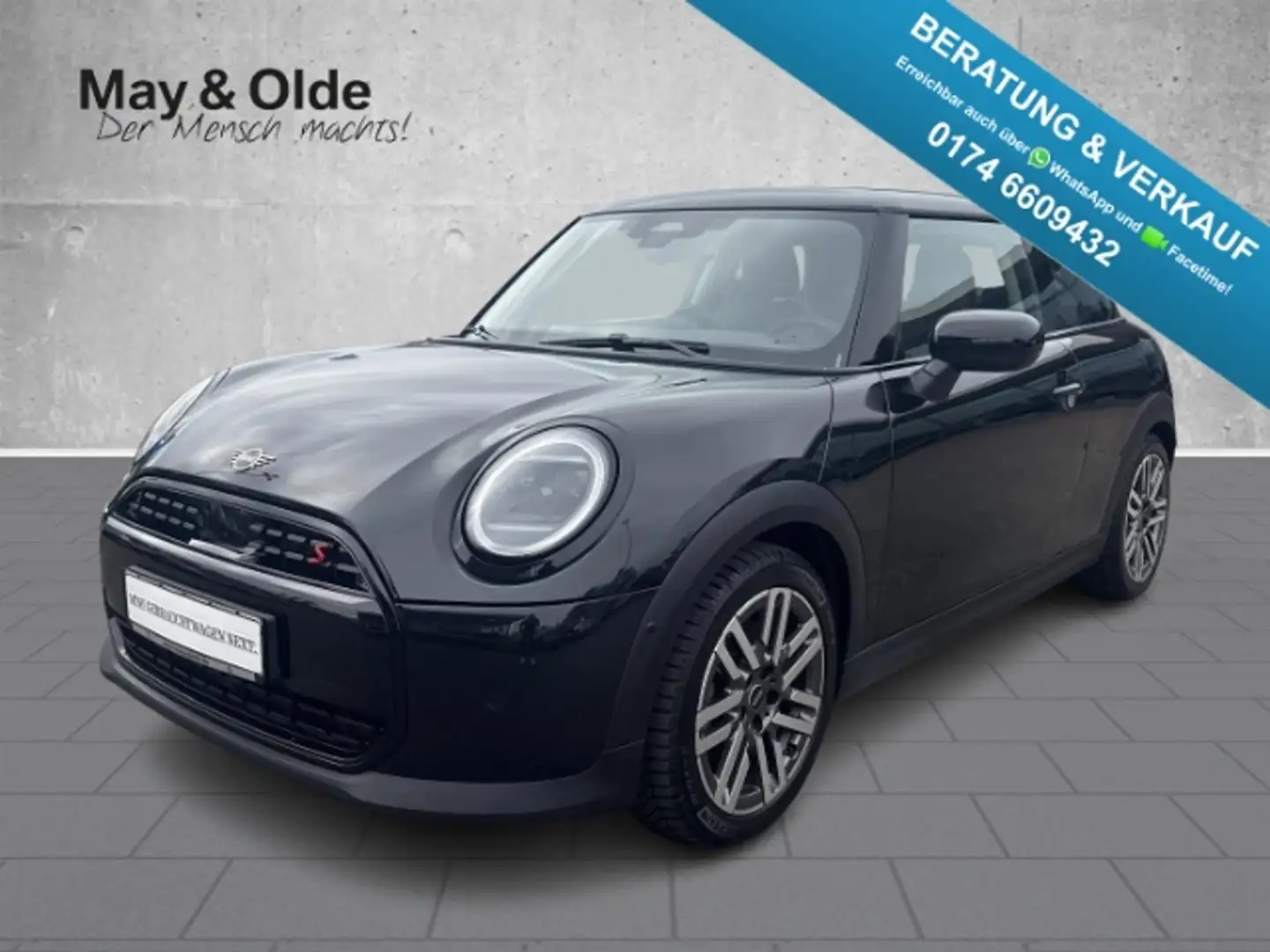 MINI Cooper S Aut Classic Trim LED Navi HuD Pano DAB Noir - 1