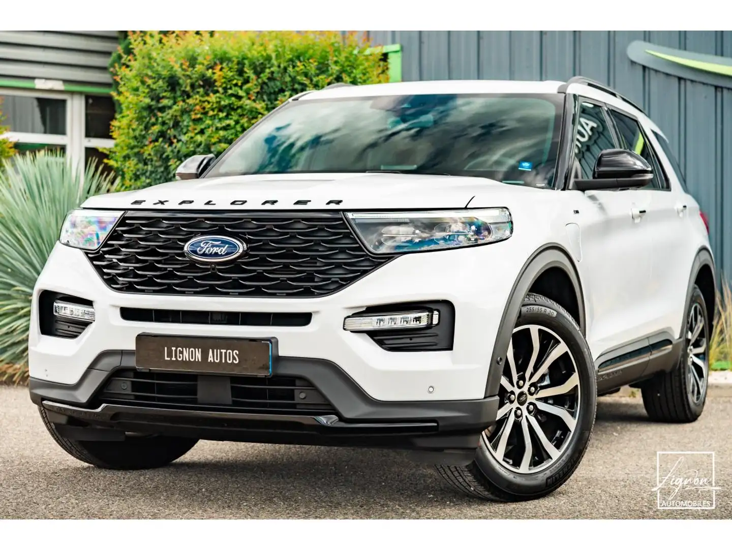 Ford Explorer 3.0 ECOBOOST 457 ch Parallel PHEV ST-Line i-AWD BV Blanc - 1