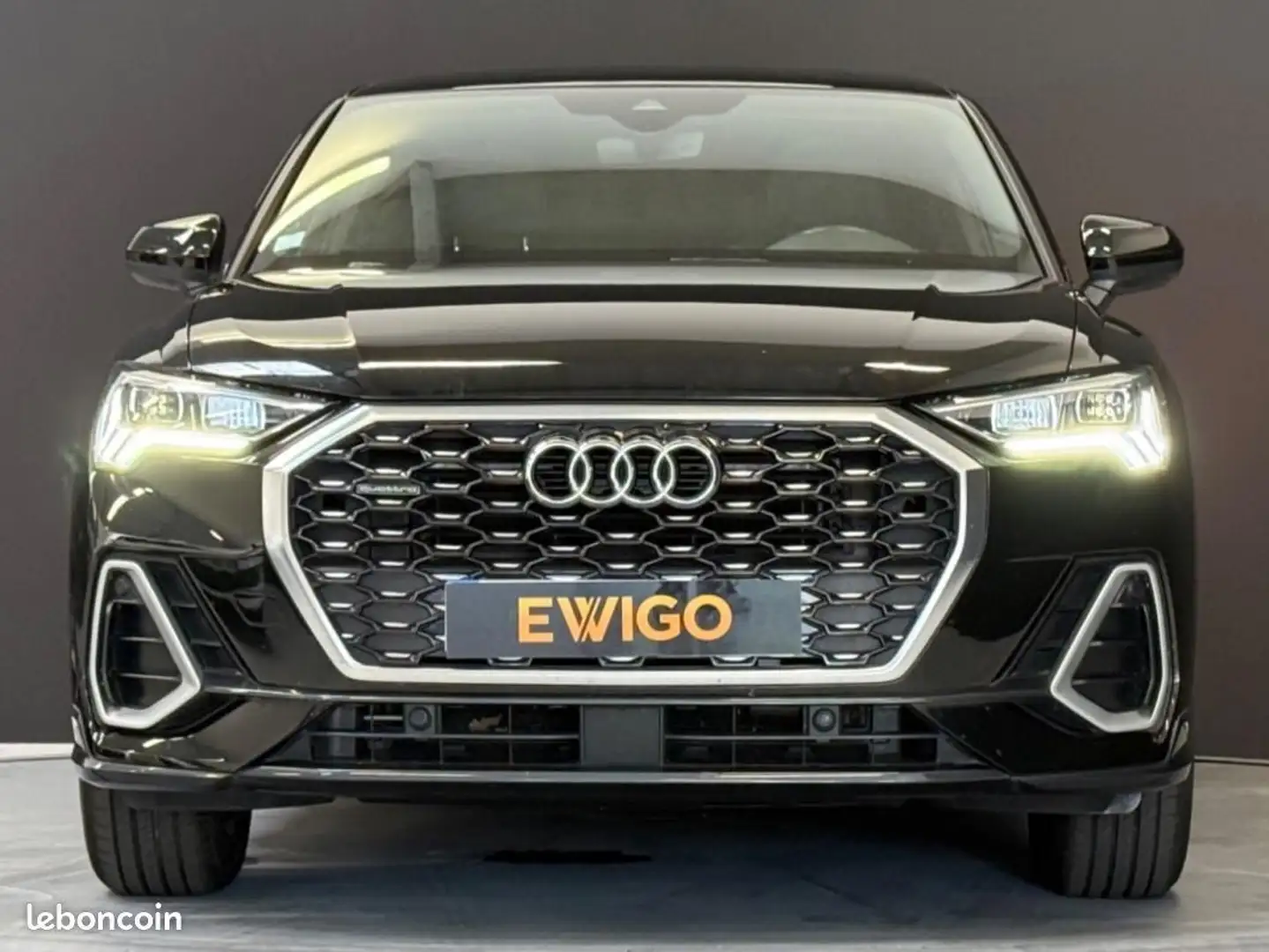 Audi Q3 2.0L 35 TDi 150CH QUATTRO S-TRONIC S-LINE 1ERE MAI Noir - 2